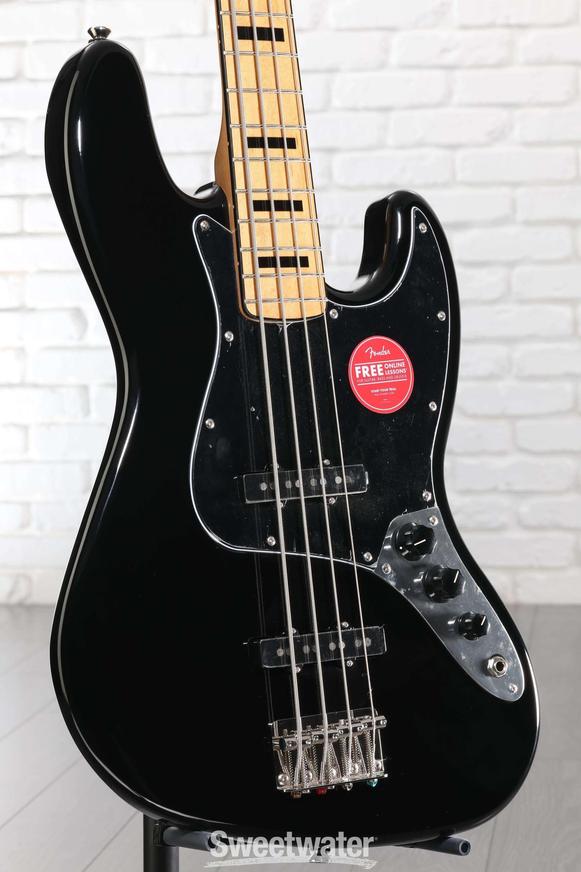 Squier Classic Vibe '70s Jazz Bass - Black | Sweetwater