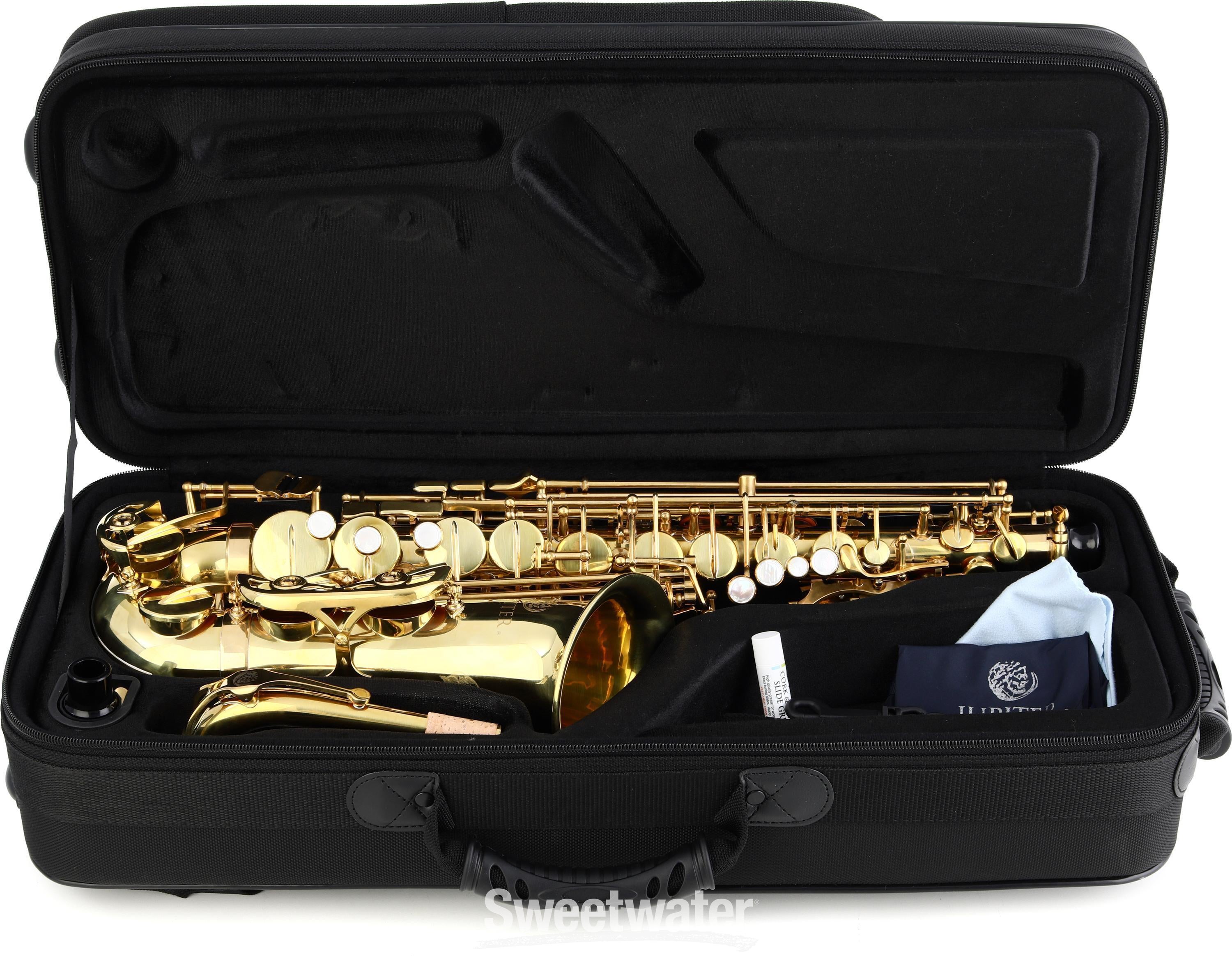 Jupiter JAS1100NBQ Alto Saxophone - Natural Brass | Sweetwater
