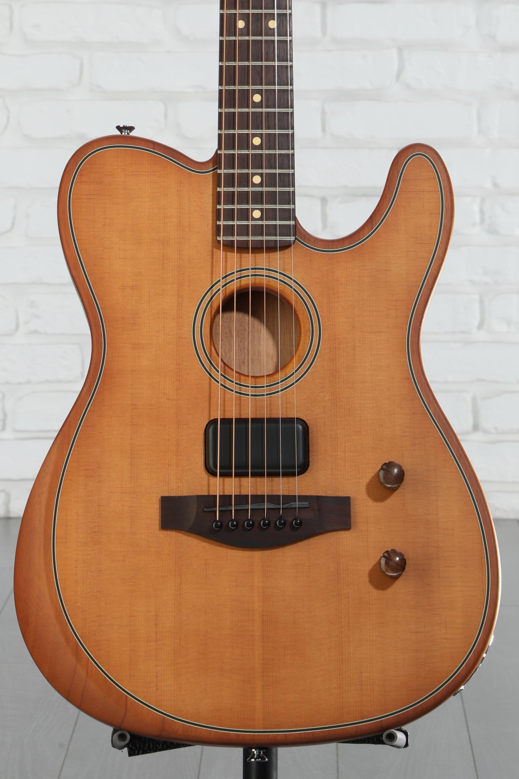 【bandsound】American Acoustasonic TL Fender American Acoustasonic Telecaster - Natural | Order Now!
