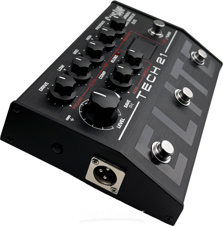 Tech 21 SansAmp Programmable Bass Driver ELITE Preamp Pedal