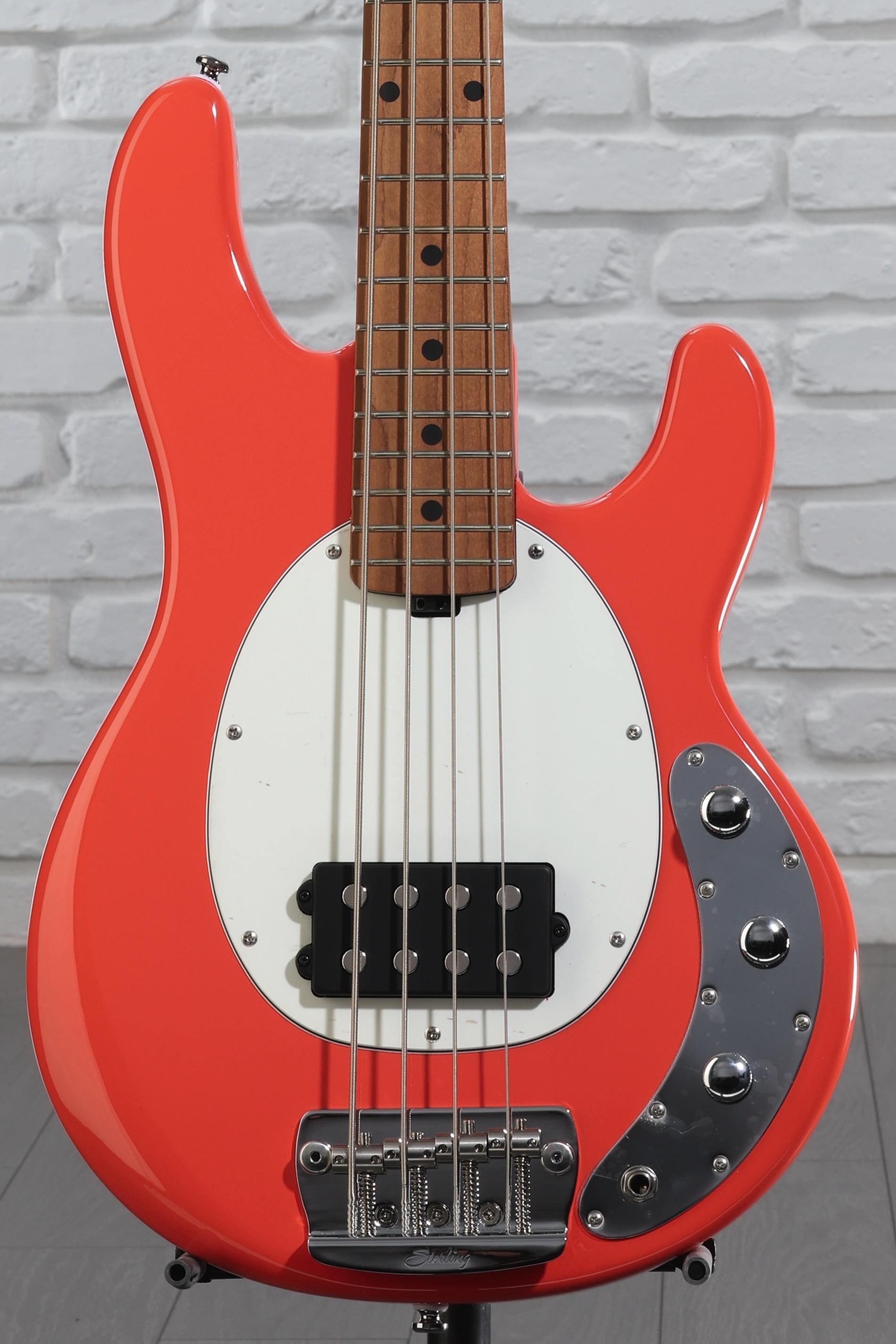 ベース Musicman Stingray4 USA 1994 Trans Red ベース Musicman Stingray4 USA 1994 Trans Red ベース Musicman