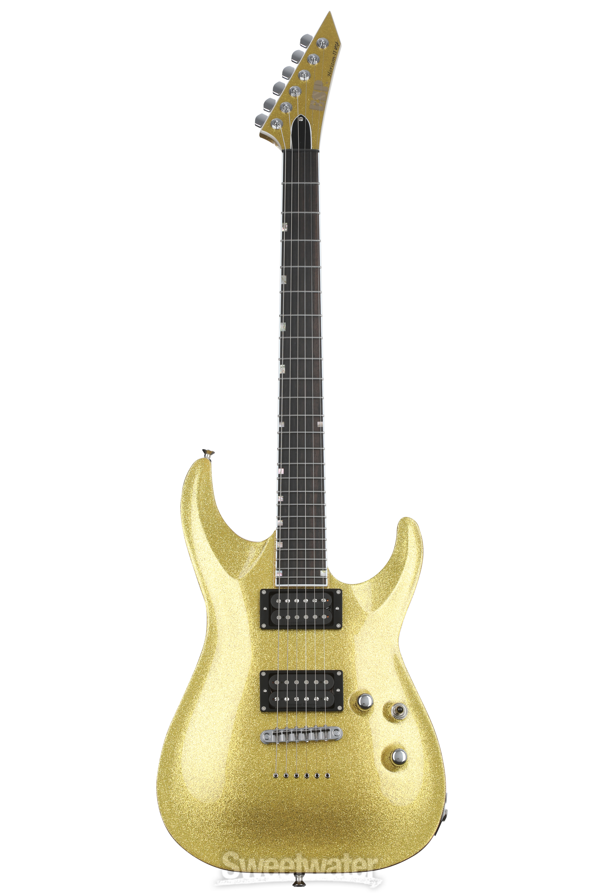 ESP USA Horizon-II Electric Guitar - Gold Sparkle