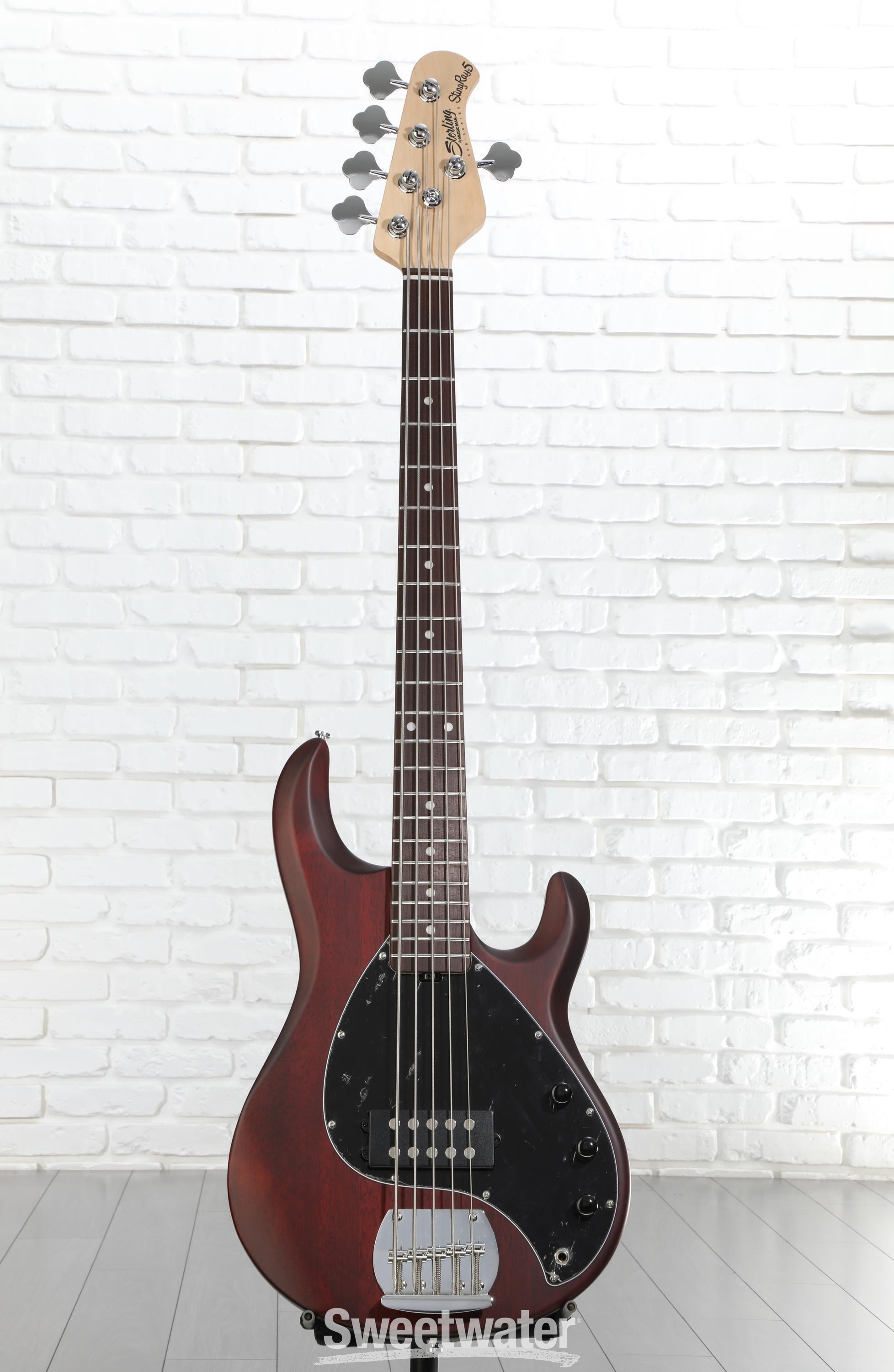 Sterling by MUSIC MAN SUB STINGRAY Ray5 Amazon.com: Sterling by Music Man StingRay Ray5 Bass Guitar in