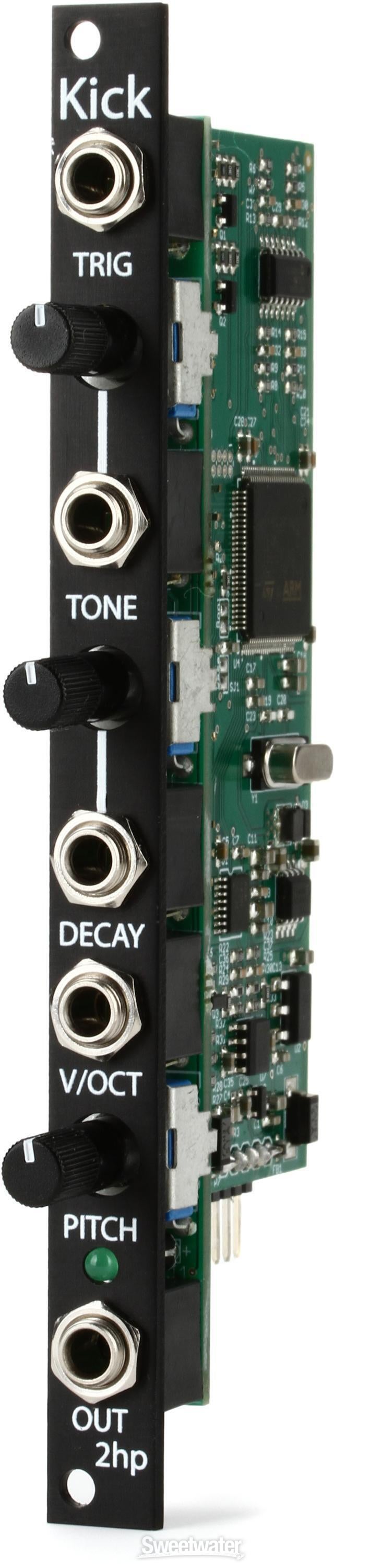 2HPのキックモジュール – 2hp kick module eurorack 2HP Kick Eurorack Kick Drum Module - Black | Sweetwater