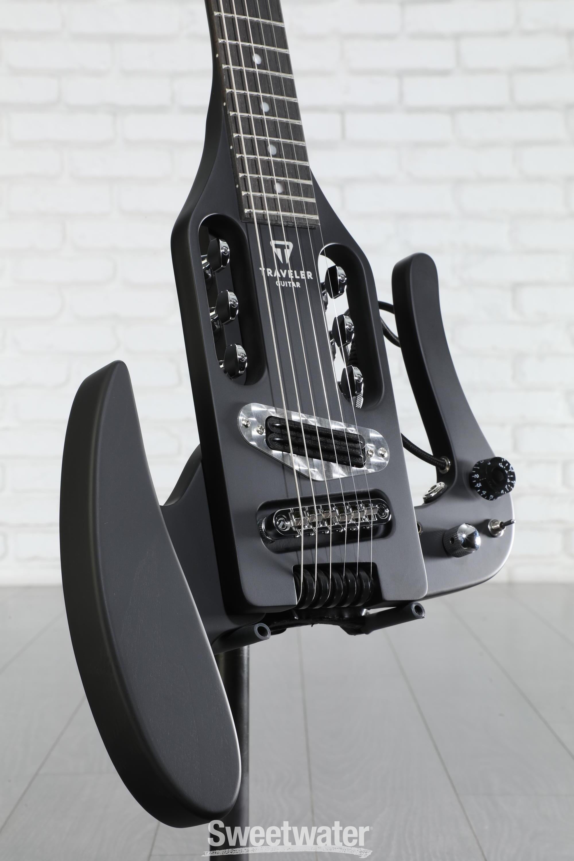 Traveler Guitar Pro-Series Mod-X - Matte Black Reviews | Sweetwater