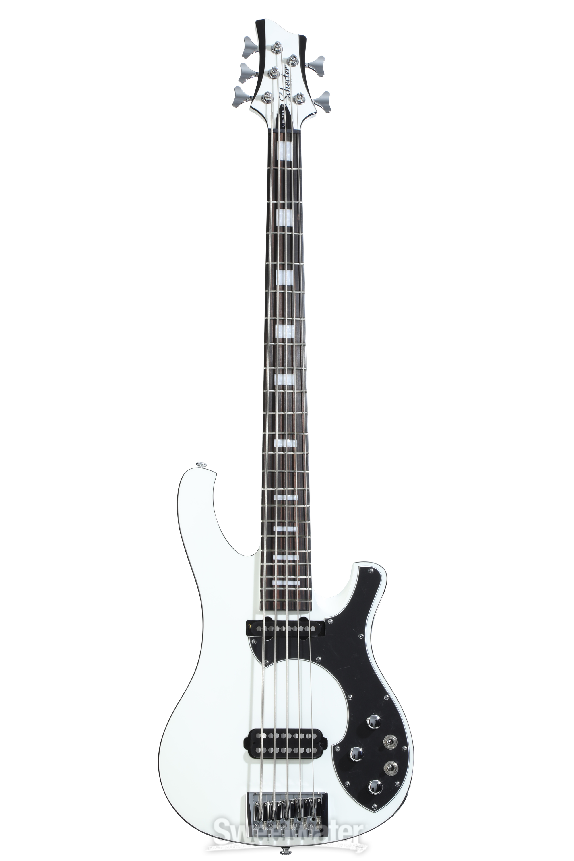 Schecter Stargazer 5 5-string Bass Guitar - Gloss White