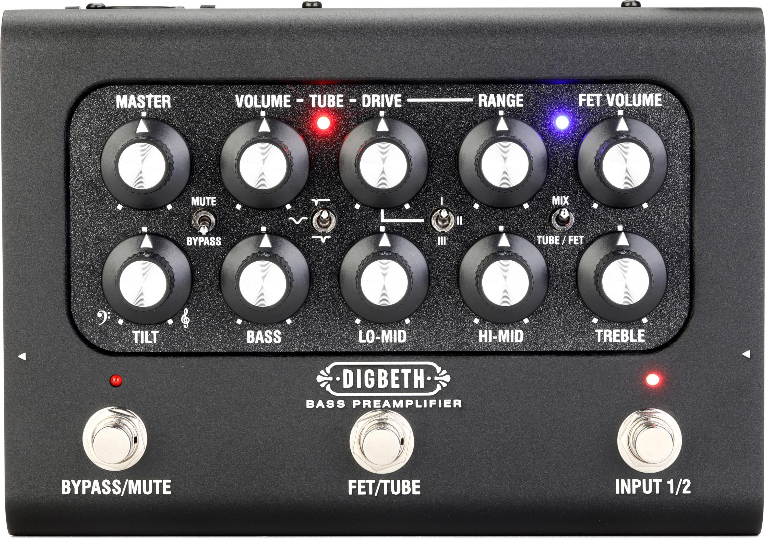 Laney Digbeth DB-East-Pre Preamp Bass Pedal | Sweetwater