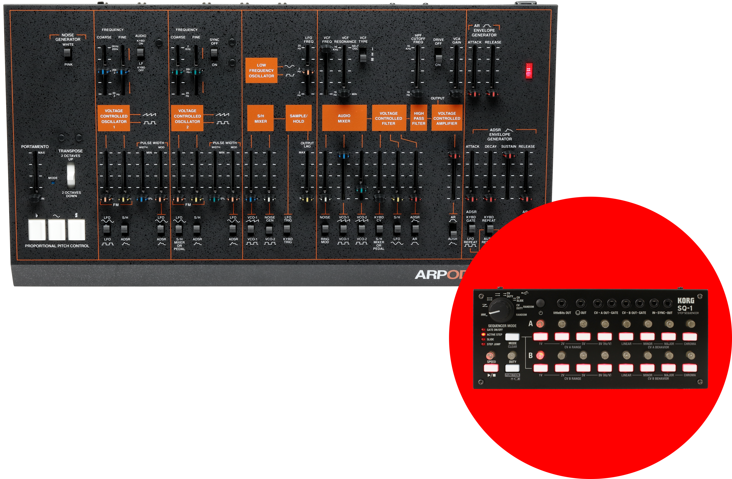 新品 送料無料 特価 ARP アープ ODYSSEY Module rev1 オデッセイ KORG ARP ODYSSEY Rev3 限定復刻版 美品 ケース付 KORG、アープ