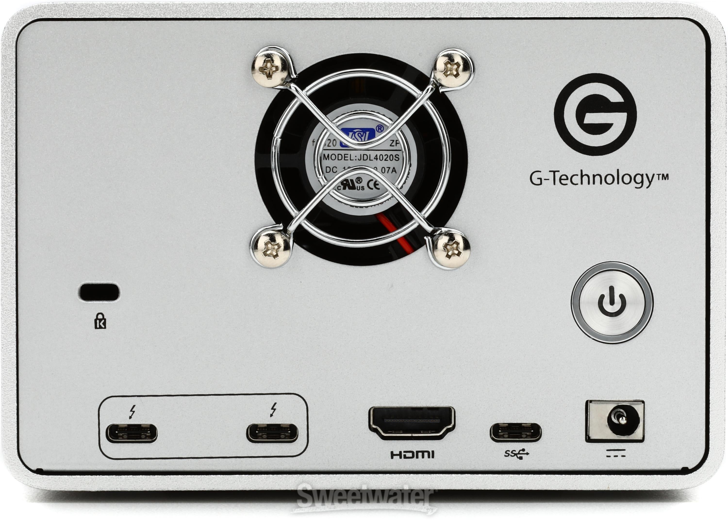 G-Technology G-RAID with Thunderbolt 3 12TB Desktop Hard Drive | Sweetwater