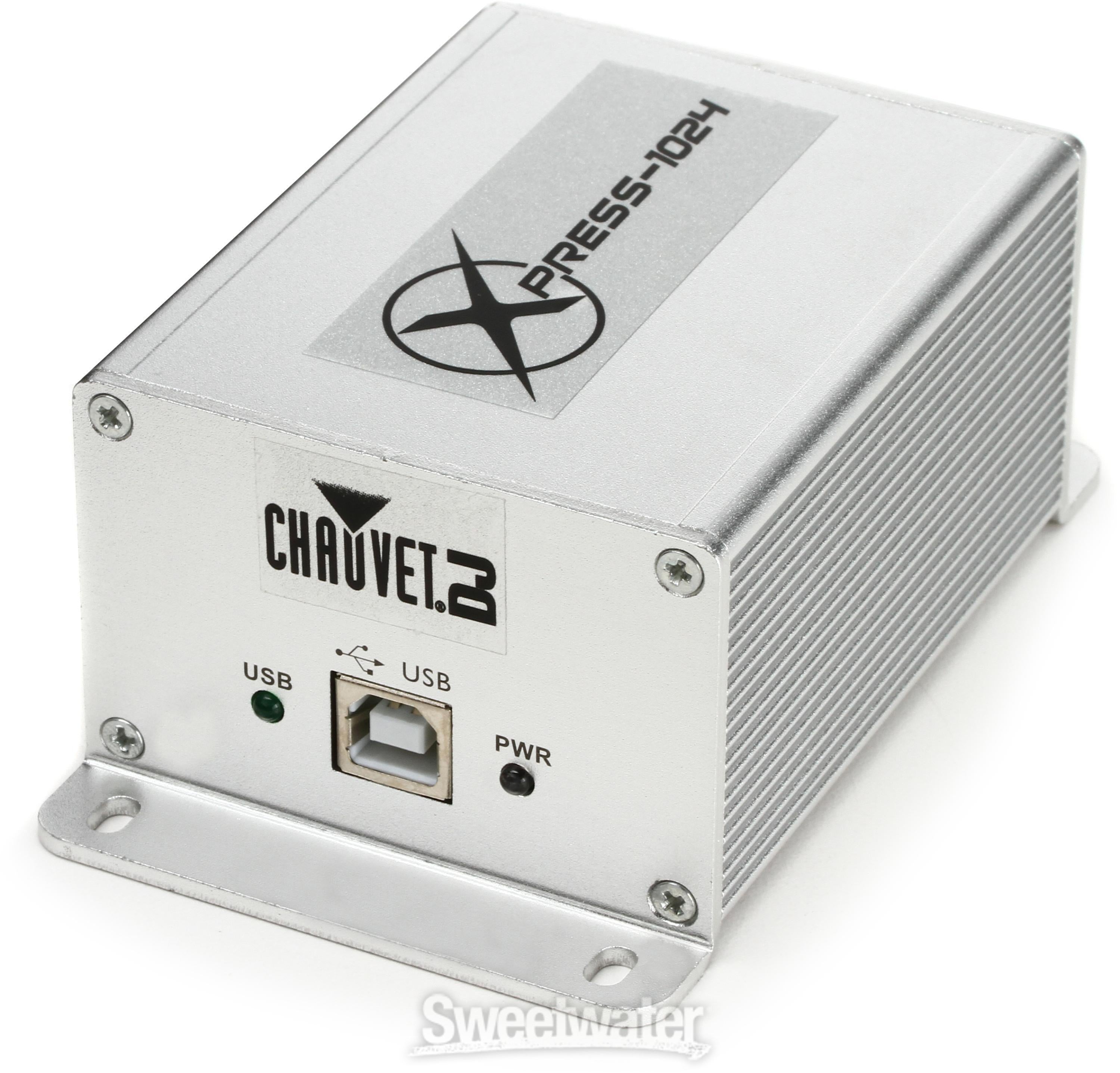 Chauvet DJ Xpress 1024 1024-ch USB DMX Interface | Sweetwater