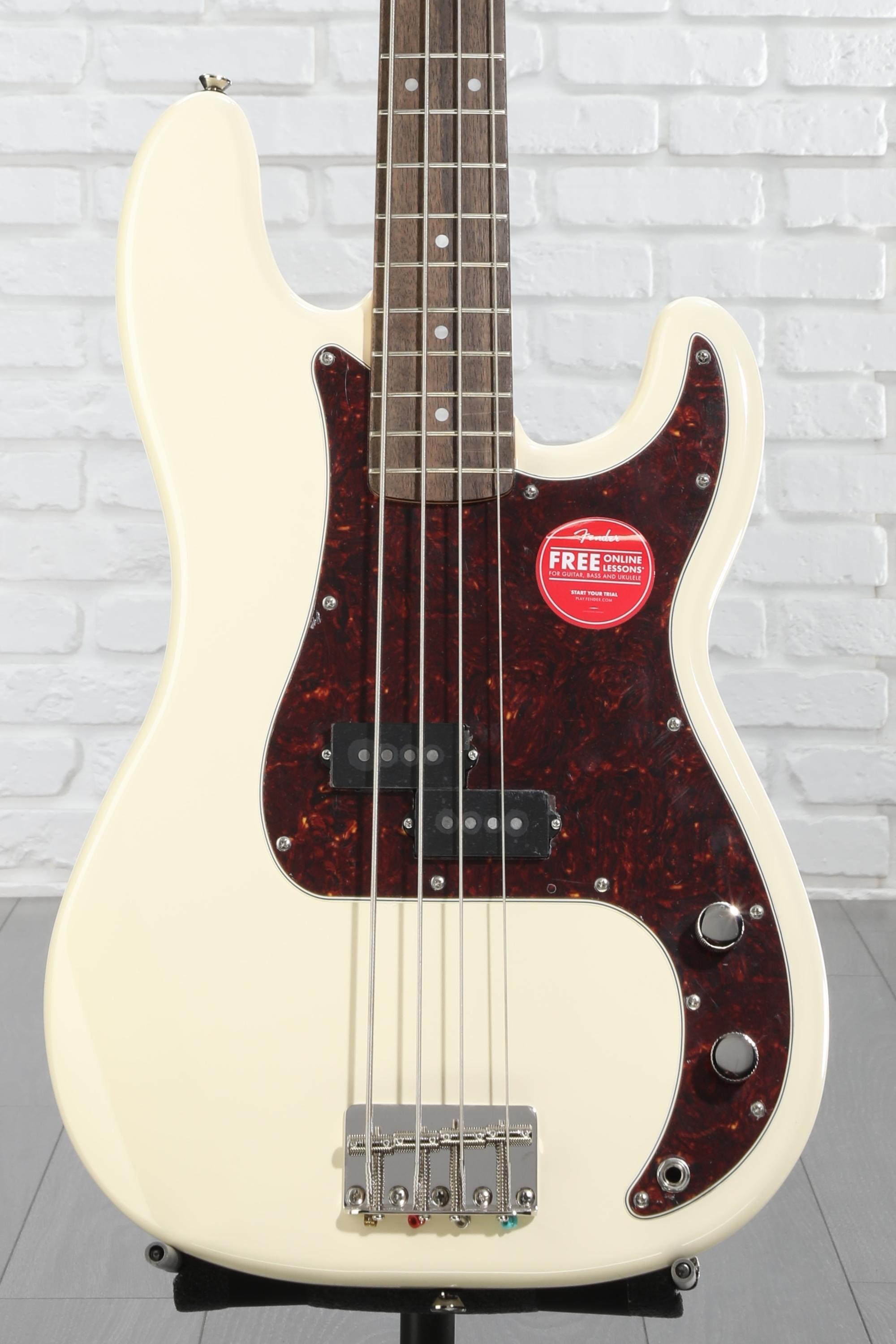 Squier Classic Vibe '60s Precision Bass - Olympic White | Sweetwater