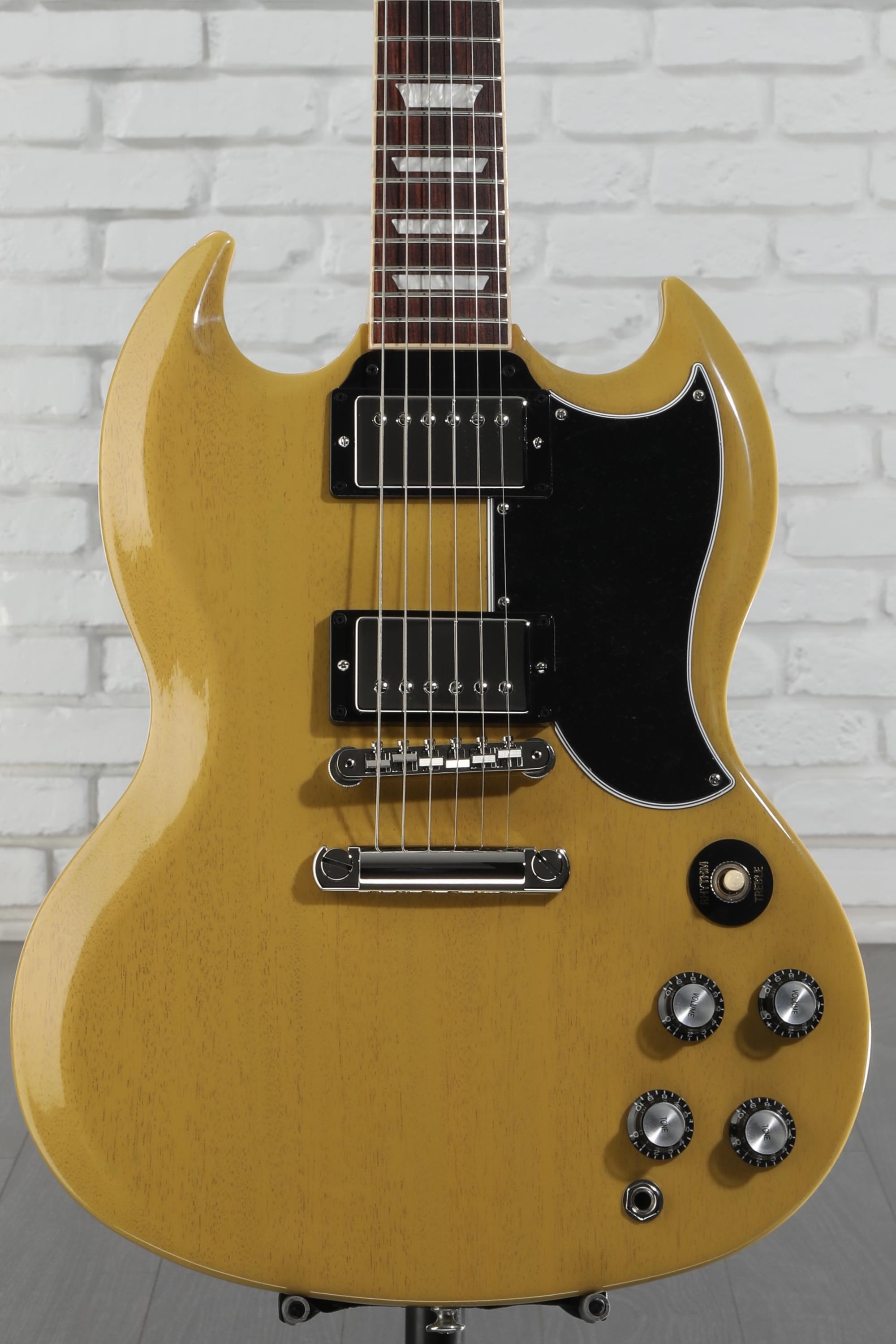 Gibson ギブソン SG Standard 61 TV Yellow Gibson SG Standard '61 Electric Guitar - TV Yellow | Sweetwater