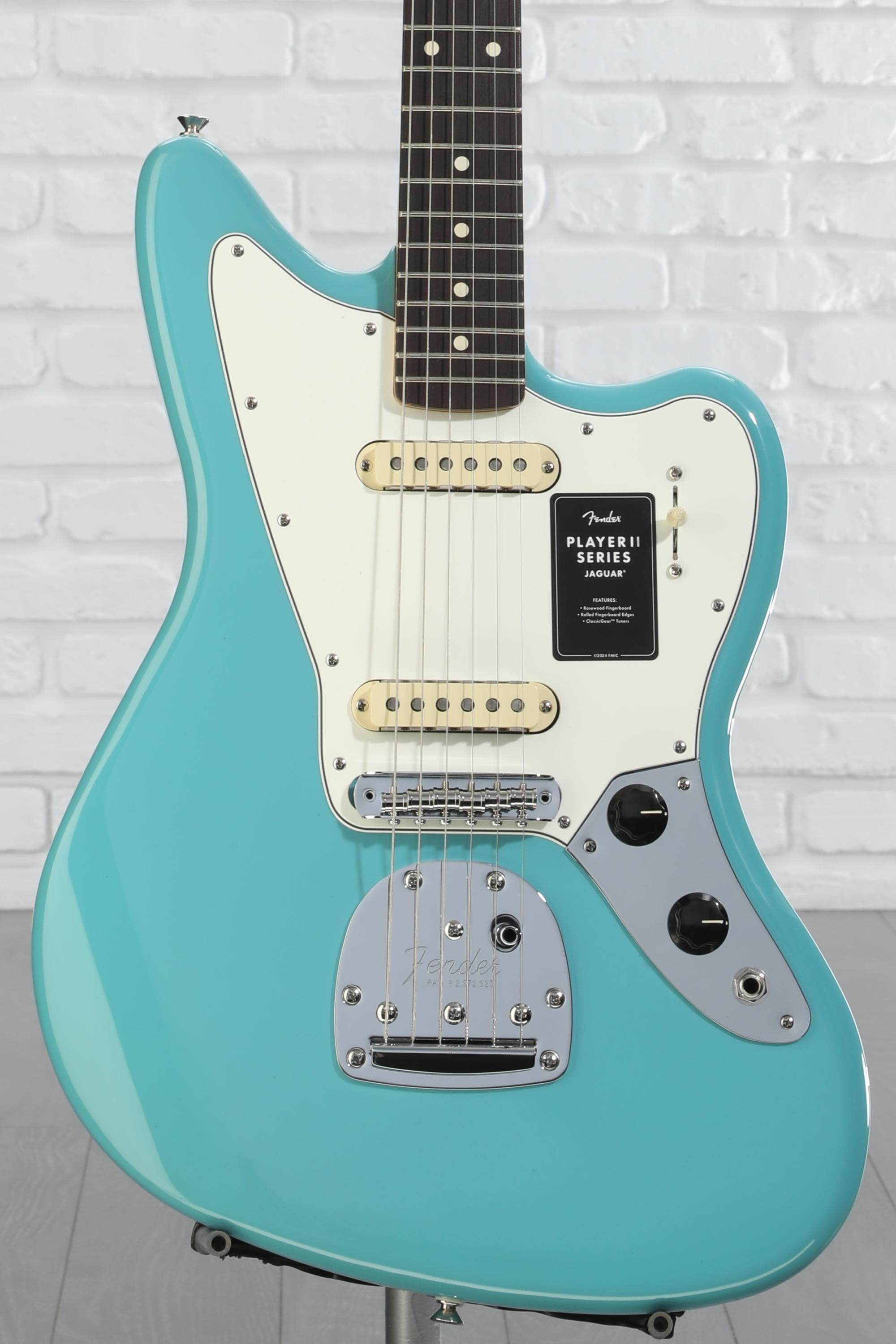 ギター fender player ii jaguar Aquatone Blue Fender Player II Jaguar - Aquatone Blue