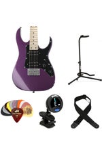 Photo of Ibanez miKro GRGM21M Electric Guitar Essentials Bundle - Metallic Purple
