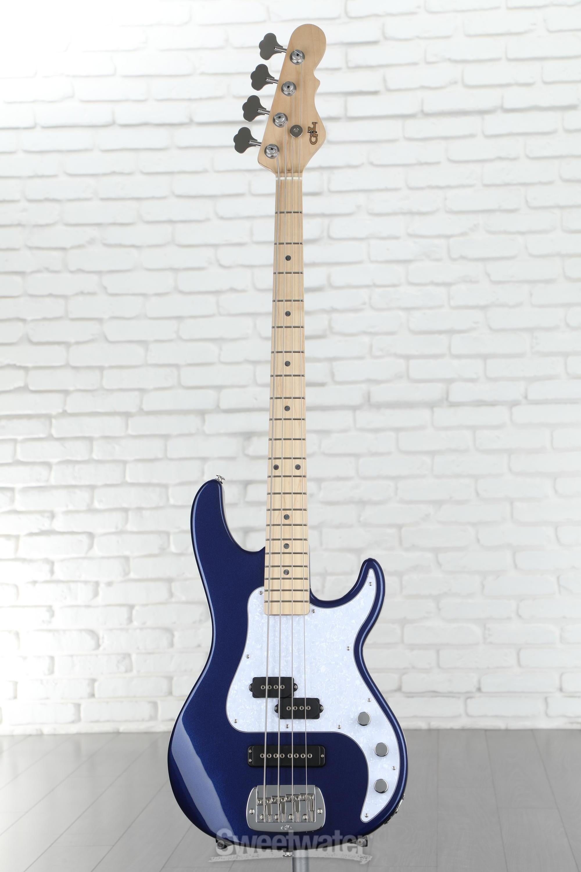 G&L 45th Anniversary Limited Edition SB-2 Bass Guitar - Sapphire Blue ...