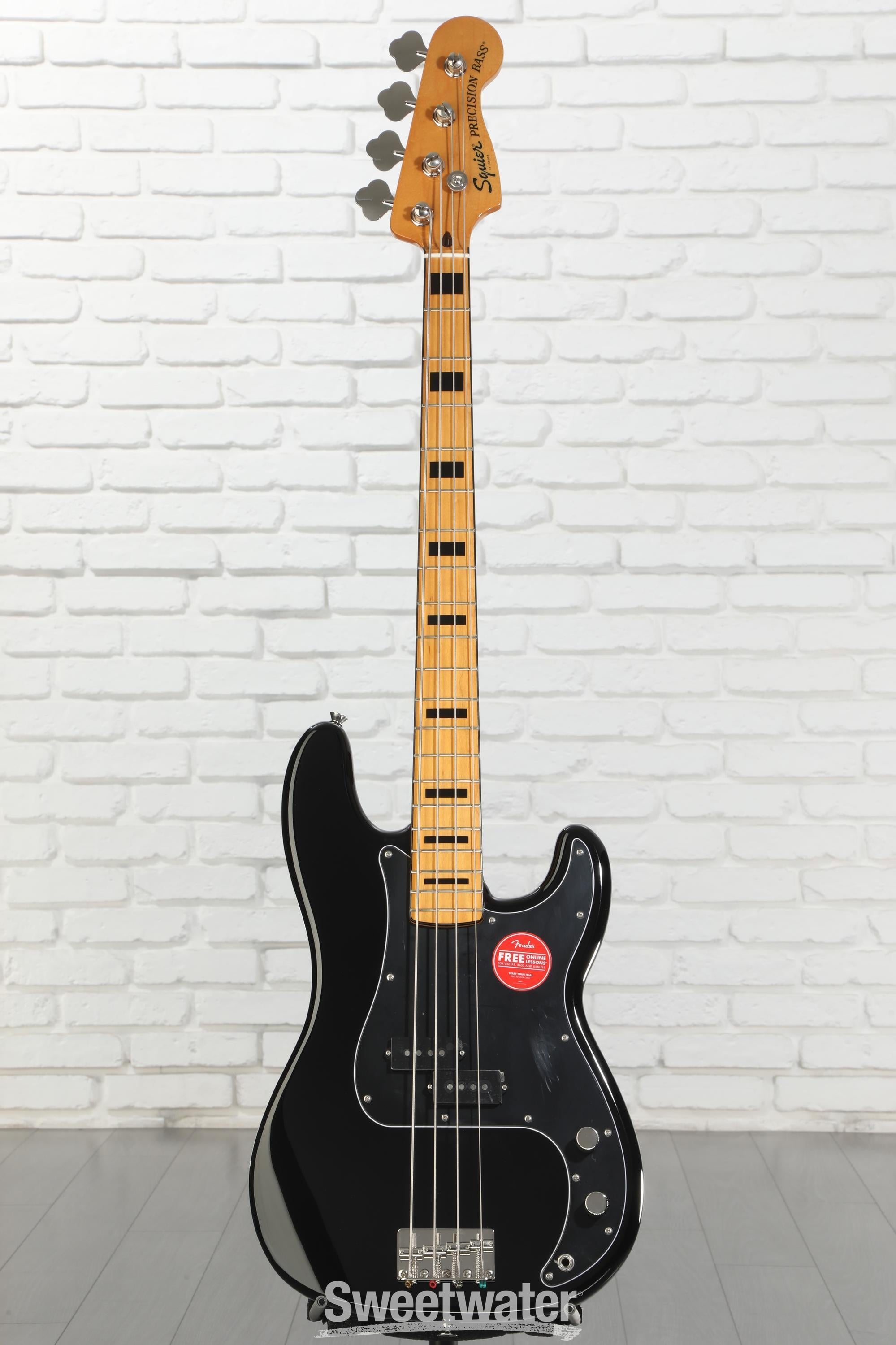 Squier Classic Vibe '70s Precision Bass - Black | Sweetwater
