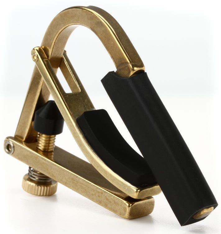 Guitar Capo Silic Cush Metal Capo Guitar Tuned Clip()