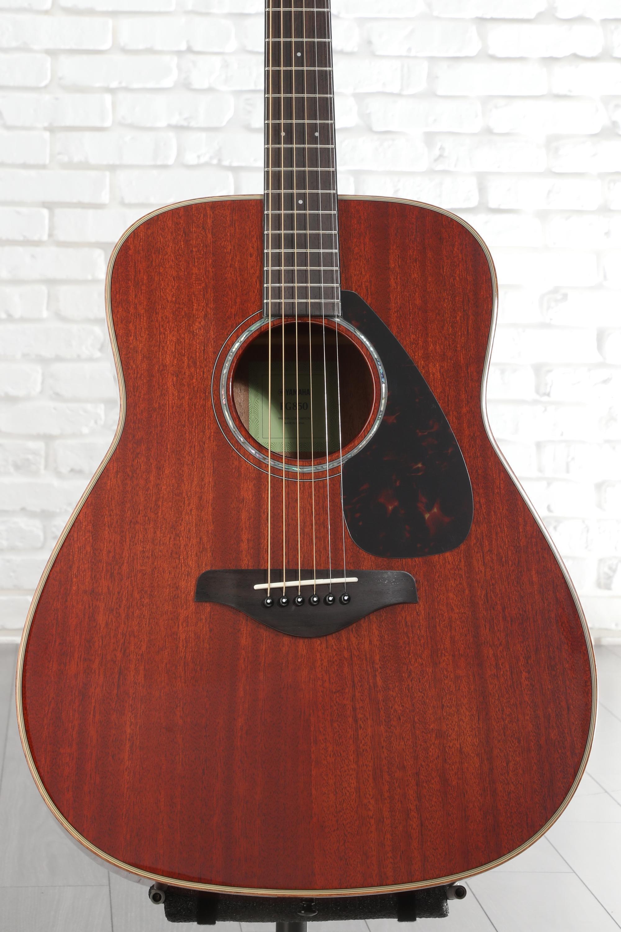 Yamaha FG850 Dreadnought Acoustic Guitar - Natural | Sweetwater