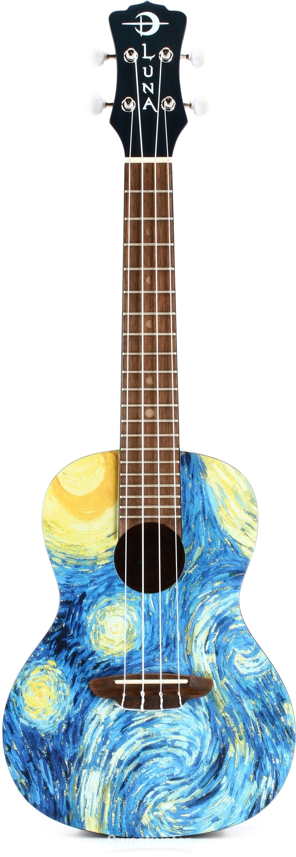 Luna Starry Night Concert Ukulele - Starry Night Graphic