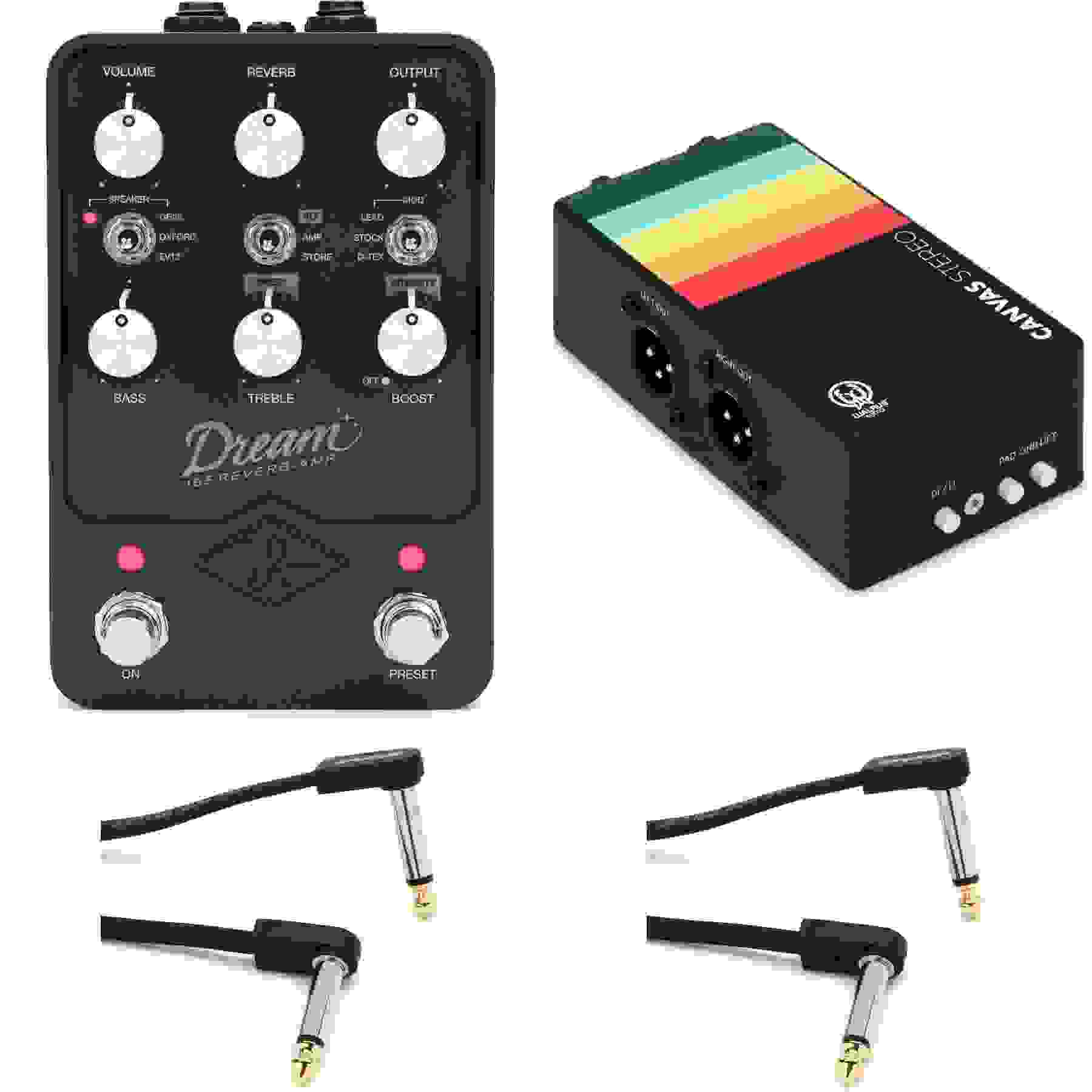 Universal Audio Dream '65 Reverb Amplifier Pedal with Canvas DI Box