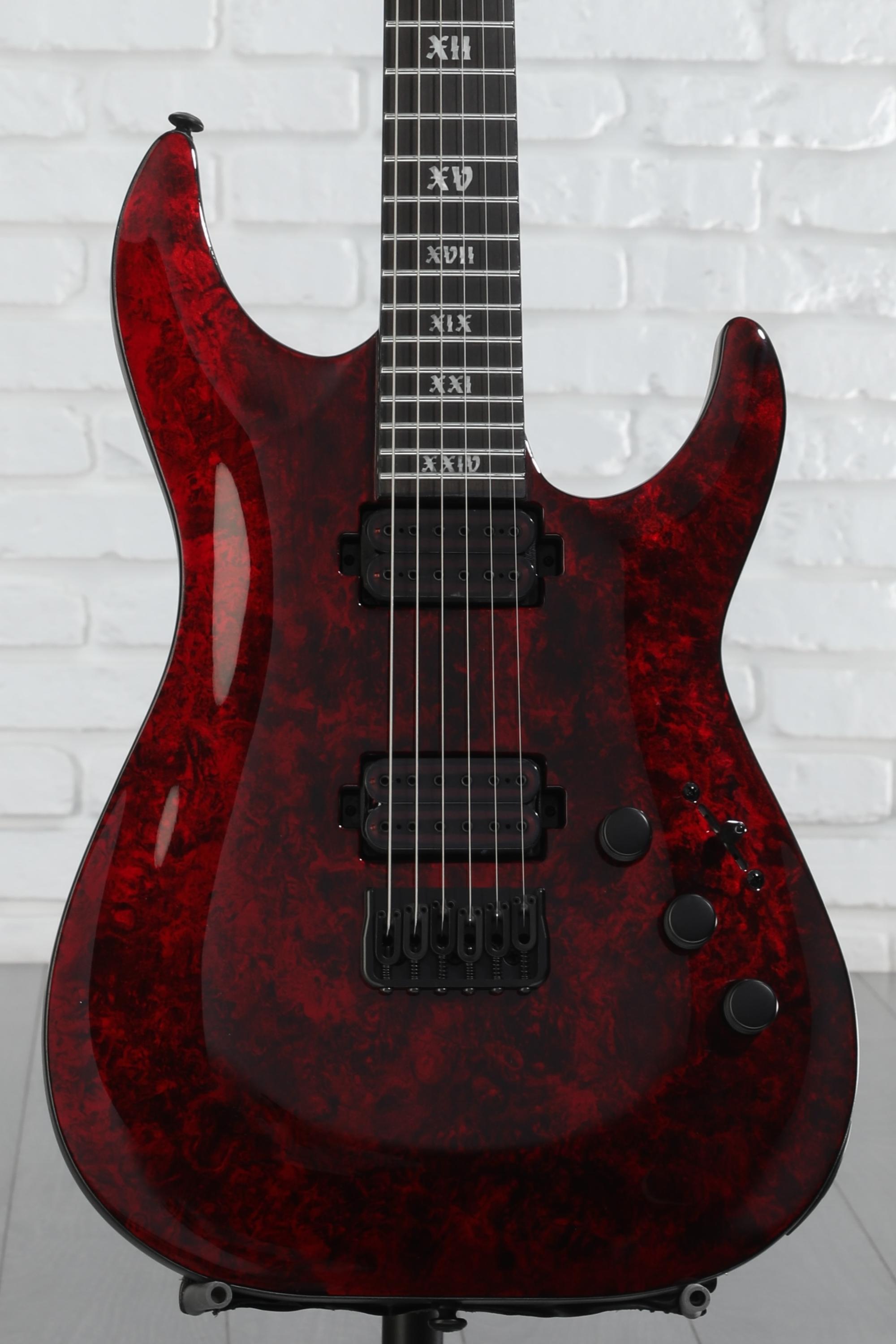 Schecter C-1 Apocalypse Electric Guitar - Red Reign | Sweetwater