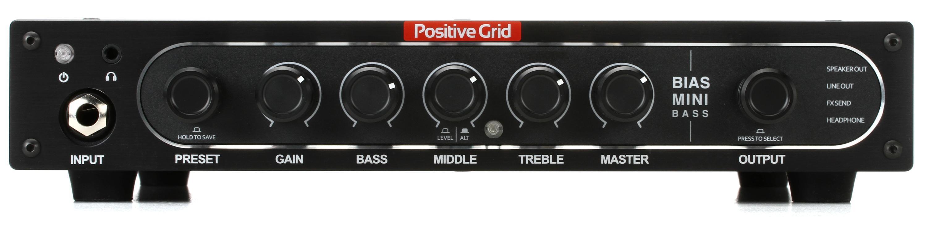 Positive Grid Bias Mini 300-watt Bass Head | Sweetwater