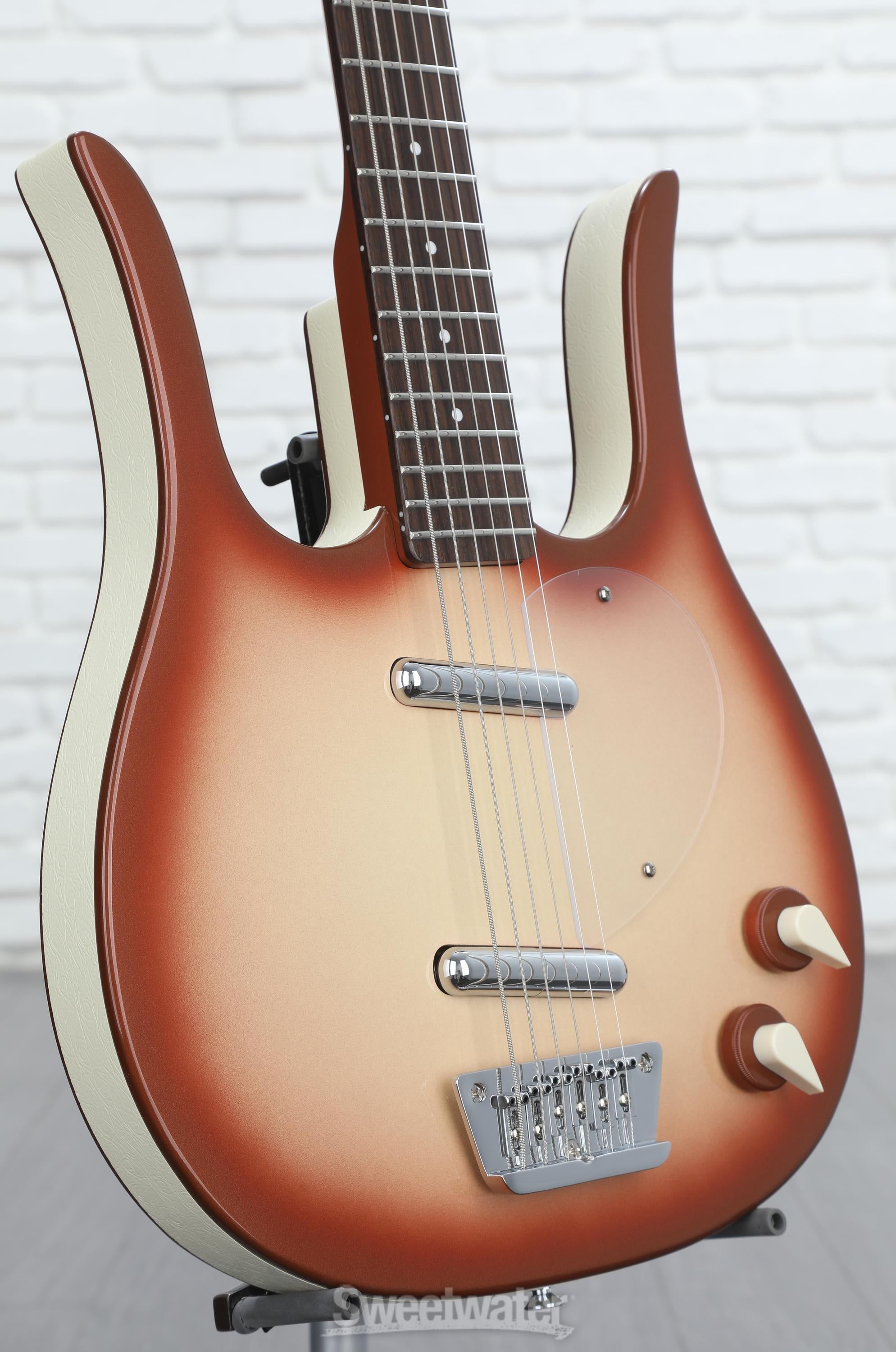 Danelectro Longhorn Baritone Electric Guitar - Copper Burst