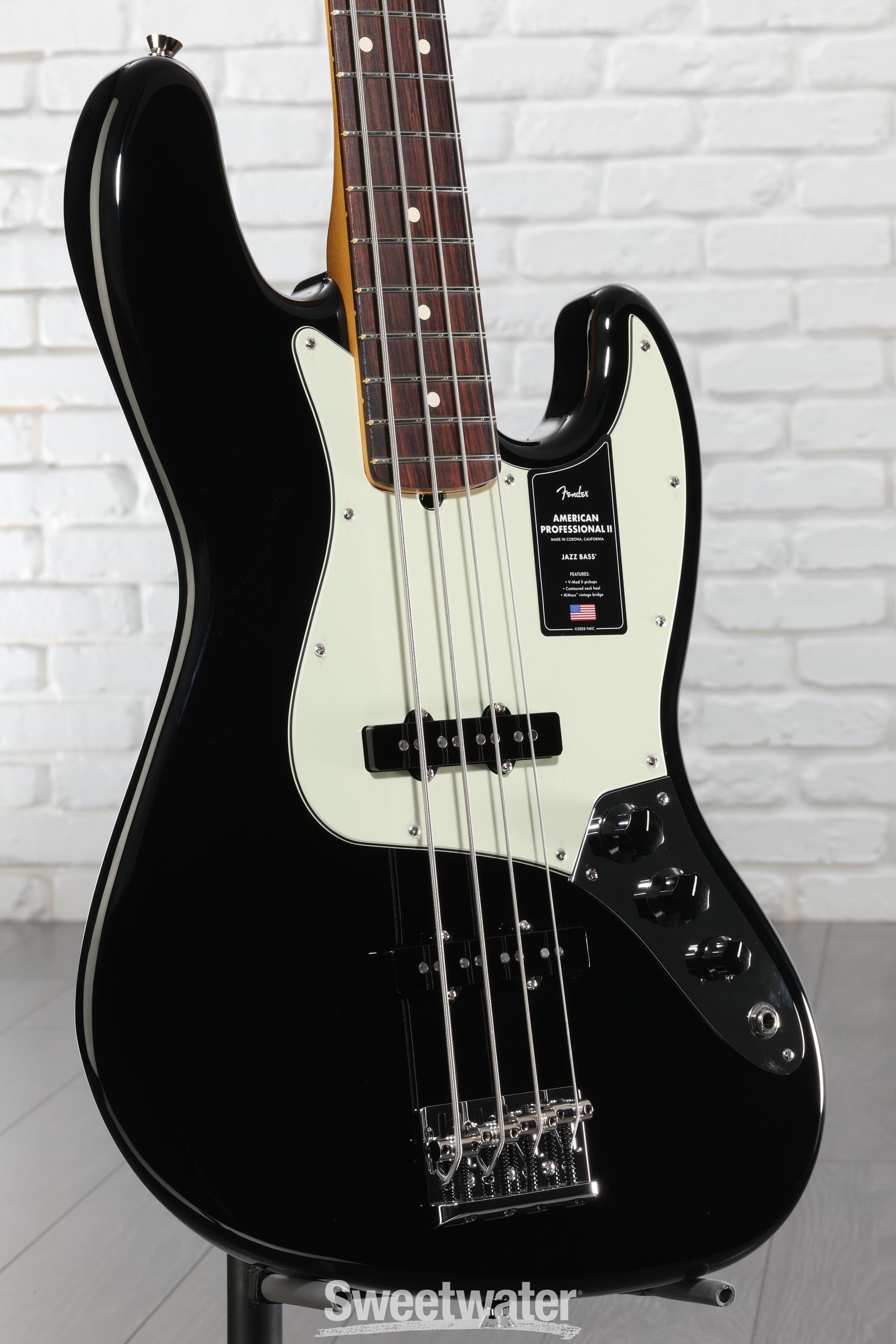 Fender American Professional II Jazz Bass - Black with Rosewood
