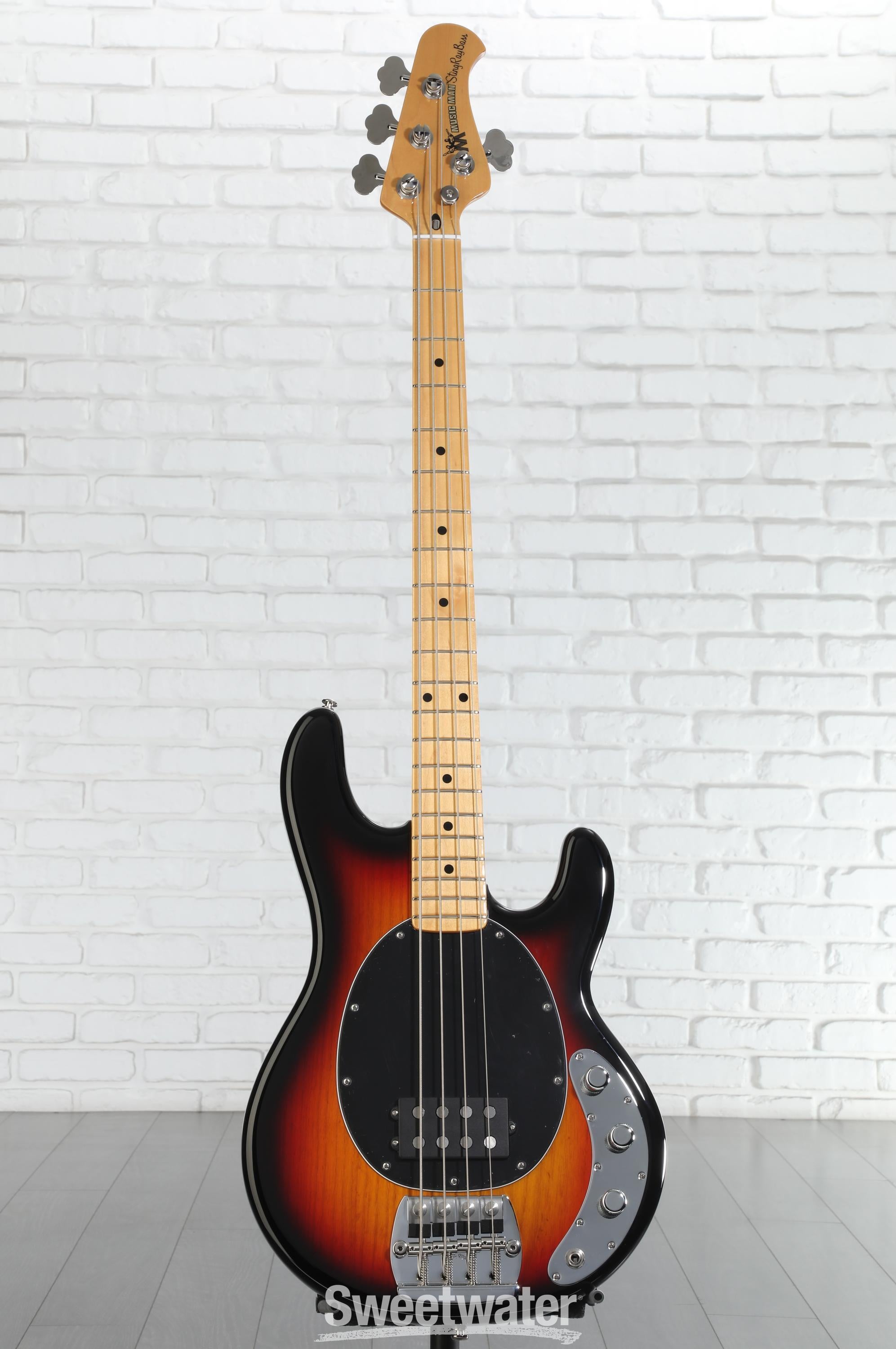 Ernie Ball Music Man Retro '70s StingRay Bass Guitar - Sunburst