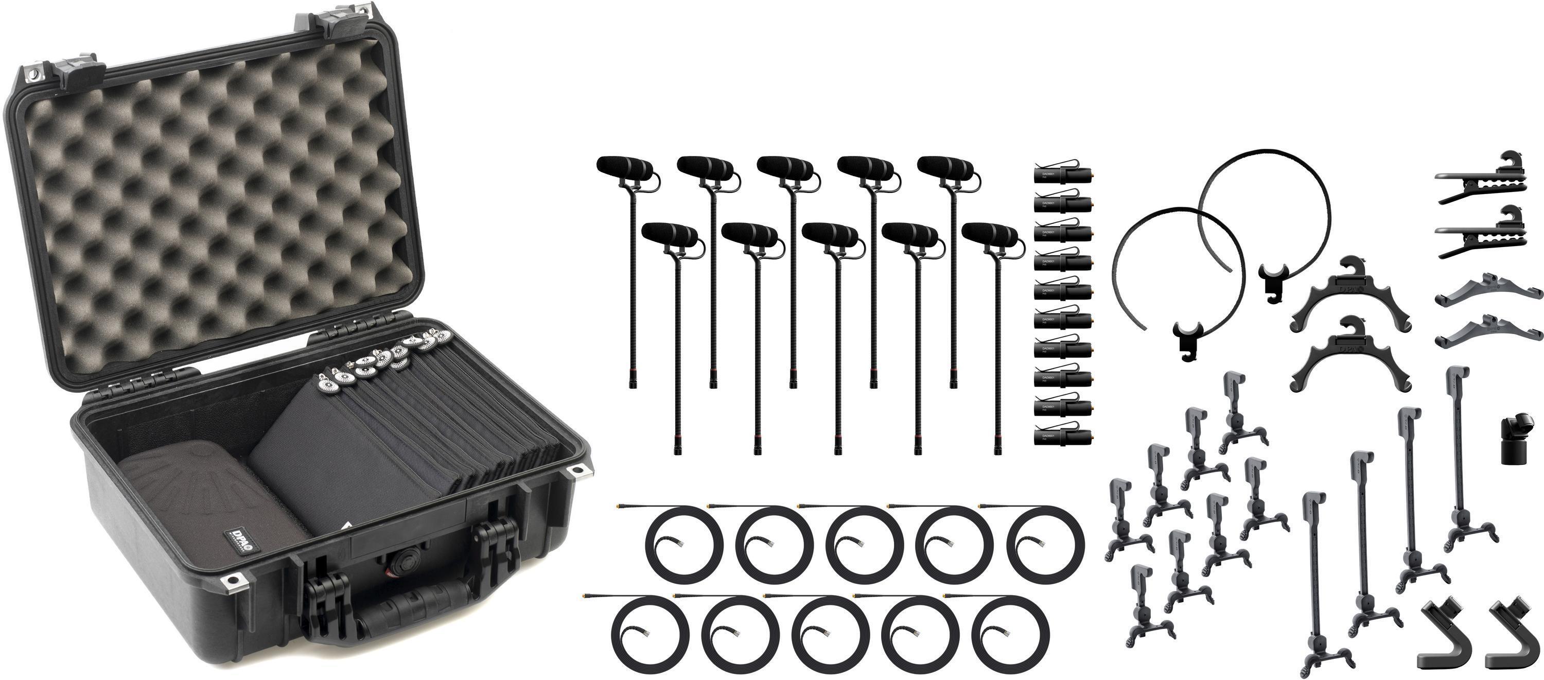 DPA 4099 CORE+ Classic Touring Kit with 10 Microphones and Peli