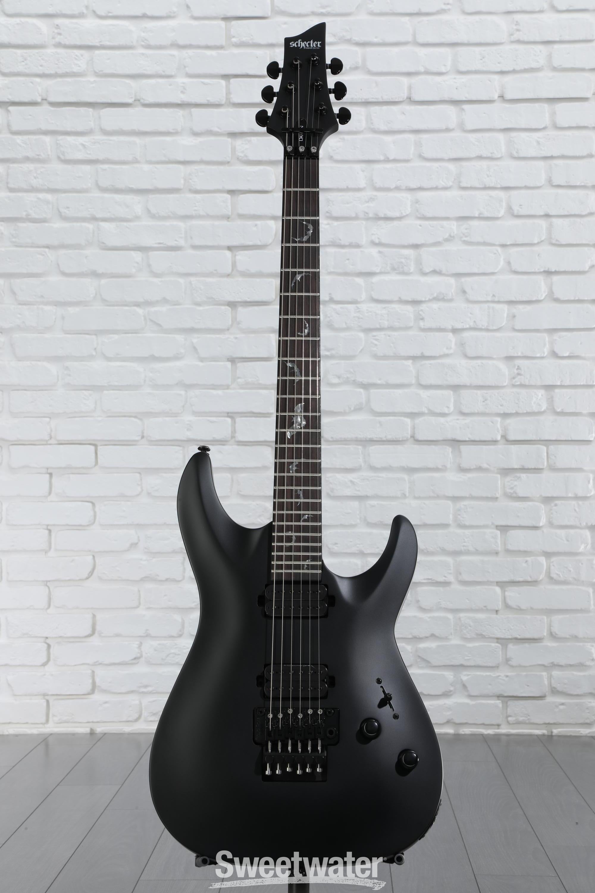 Schecter シェクター DAMIEN FR マットブラック ibanez Schecter Damien 6 FR Guitar, Rosewood Fretboard, Floyd Rose