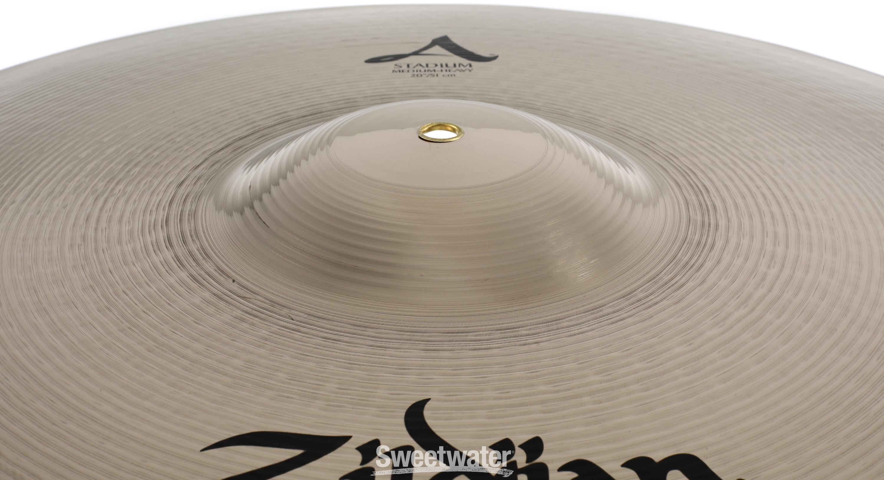 Zildjian A Stadium Medium-heavy Crash Cymbals - 20-inch | Sweetwater