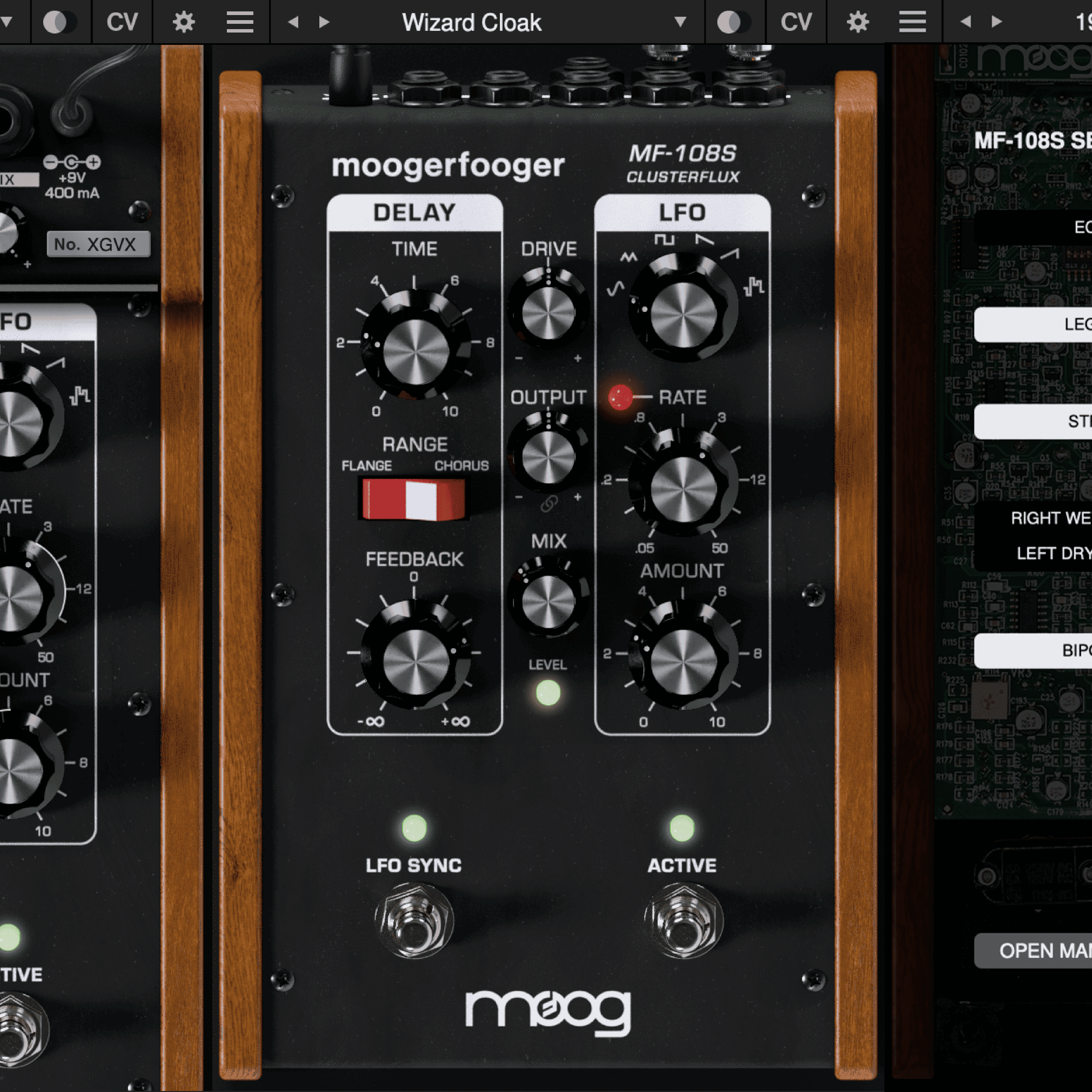 Moog MF-108S Cluster Flux Plug-in