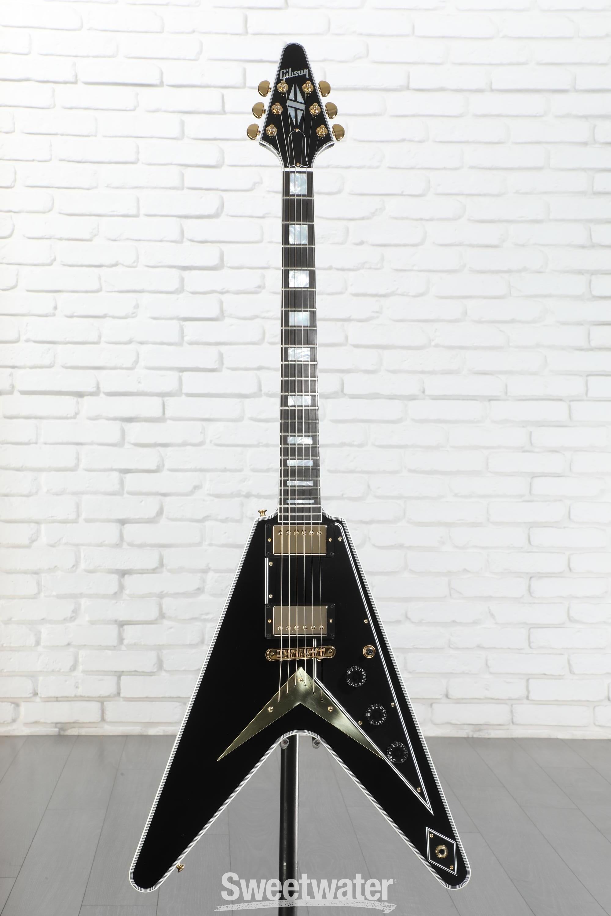 【美品】Momose flying v custom ebony 美品】Momose flying v custom ebony Gibson Custom Flying V