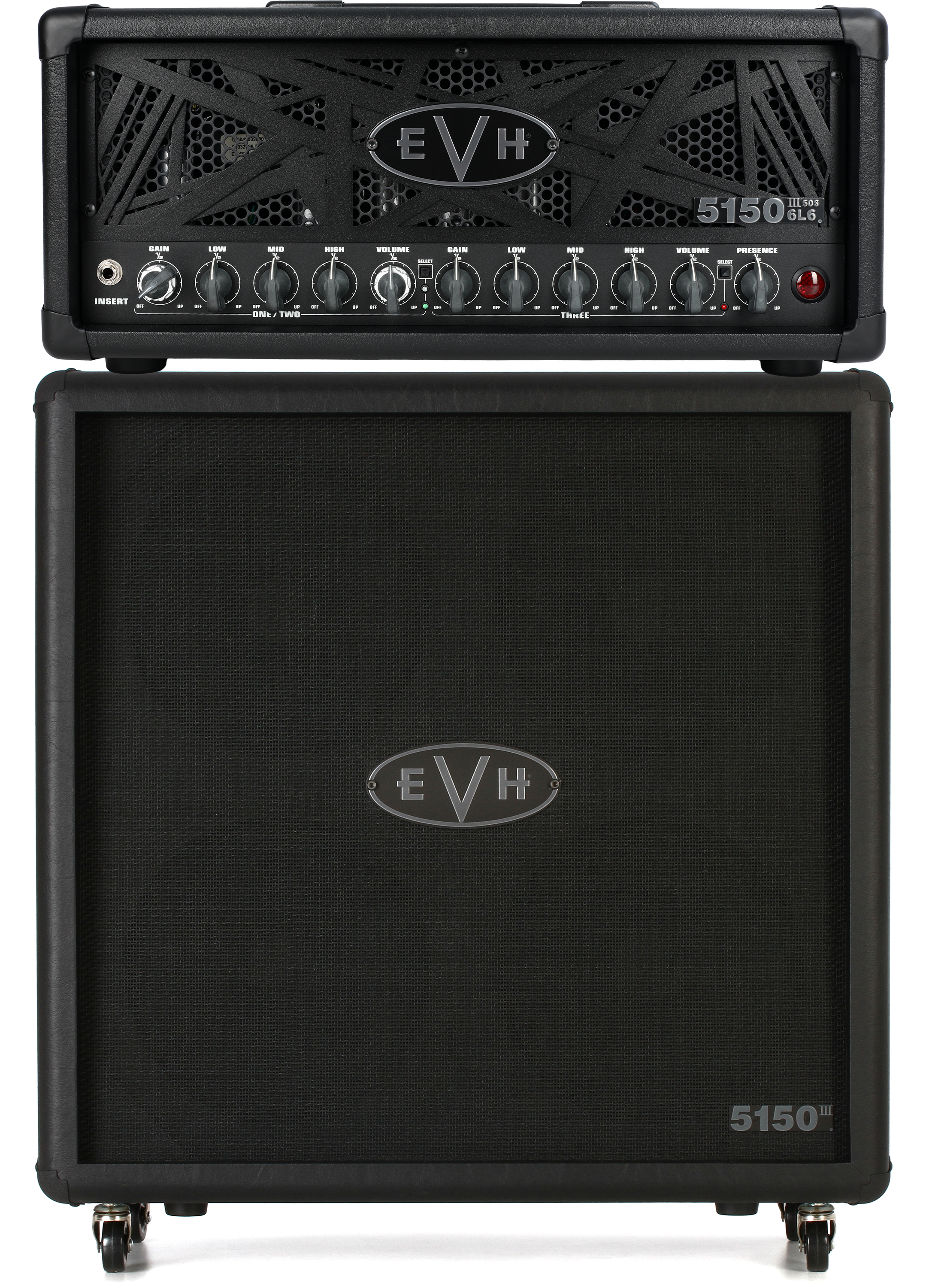 5150です。 EVH 5150III 50S 6L6 50-watt Tube Head and 100S 4x12