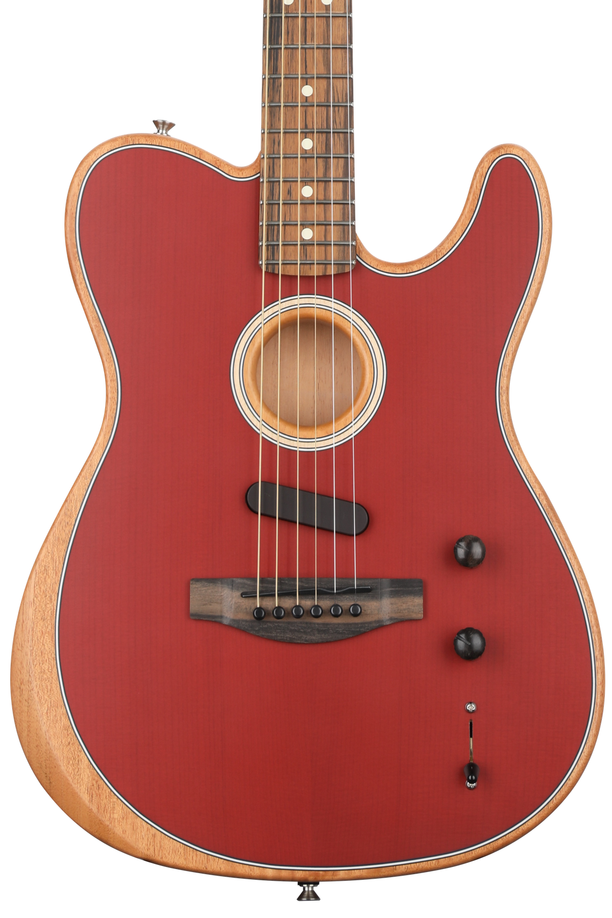 Fender American Acoustasonic Telecaster - Crimson Red 