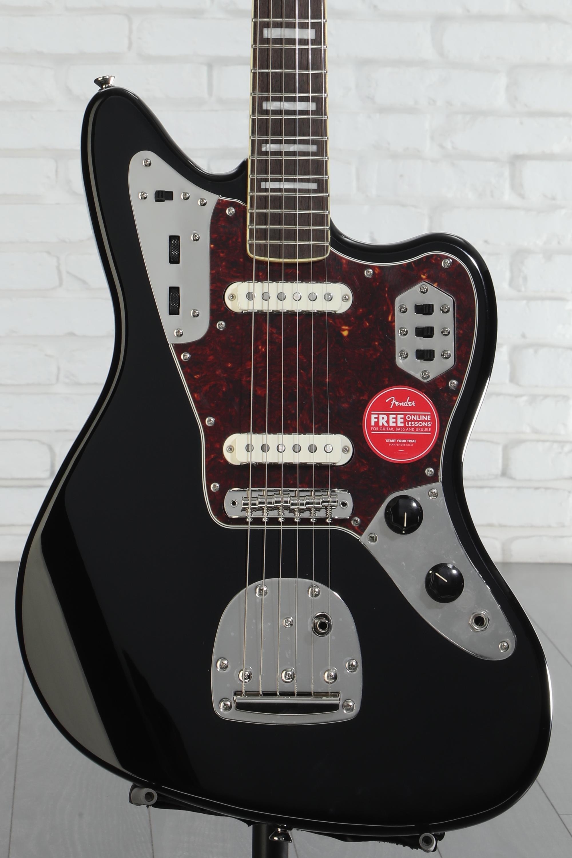 ギター Squier classic vibe '70s jaguar Squier Classic Vibe '70s Jaguar Electric Guitar Black