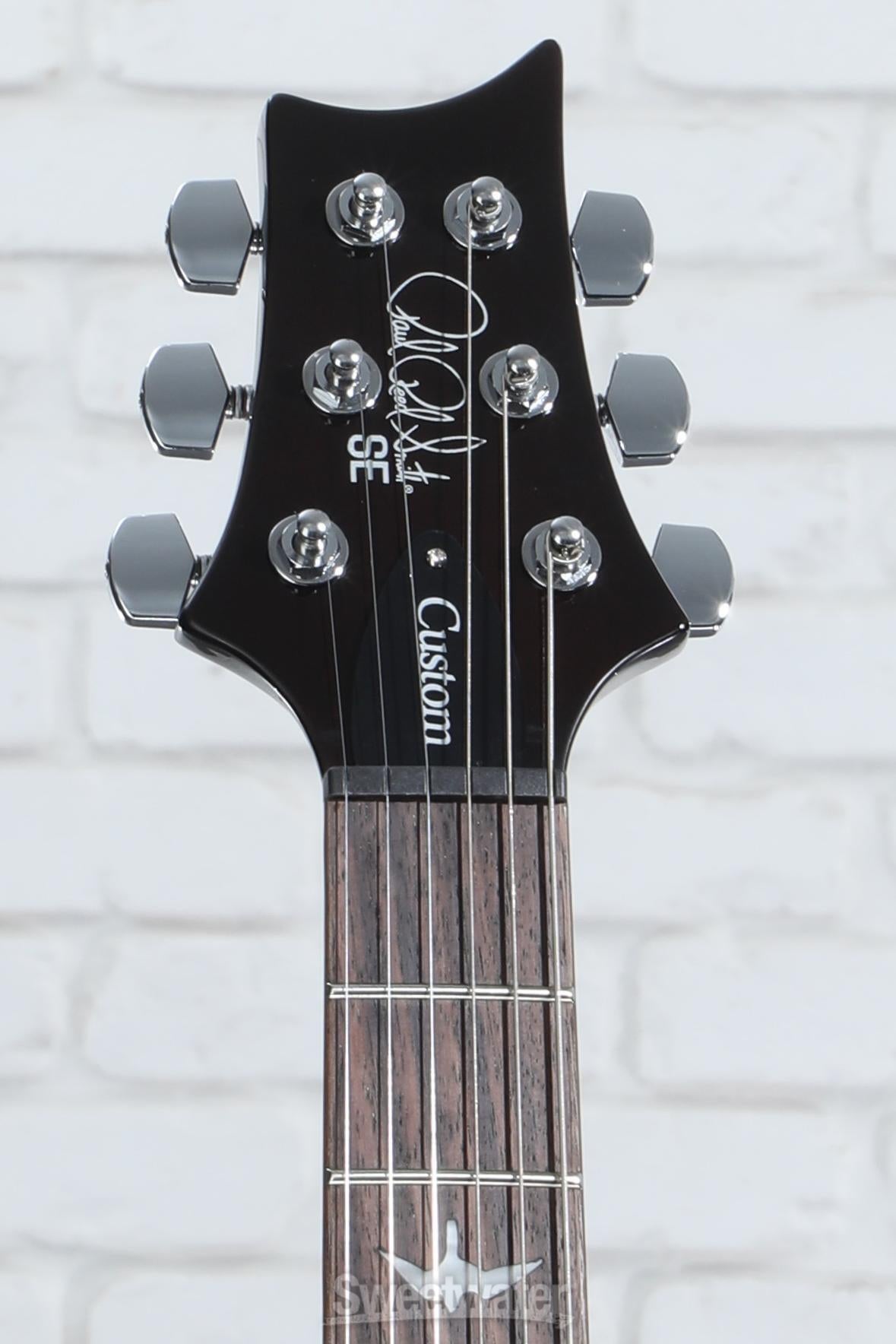 PRS SE Custom 24 Left-handed Electric Guitar - Black Gold