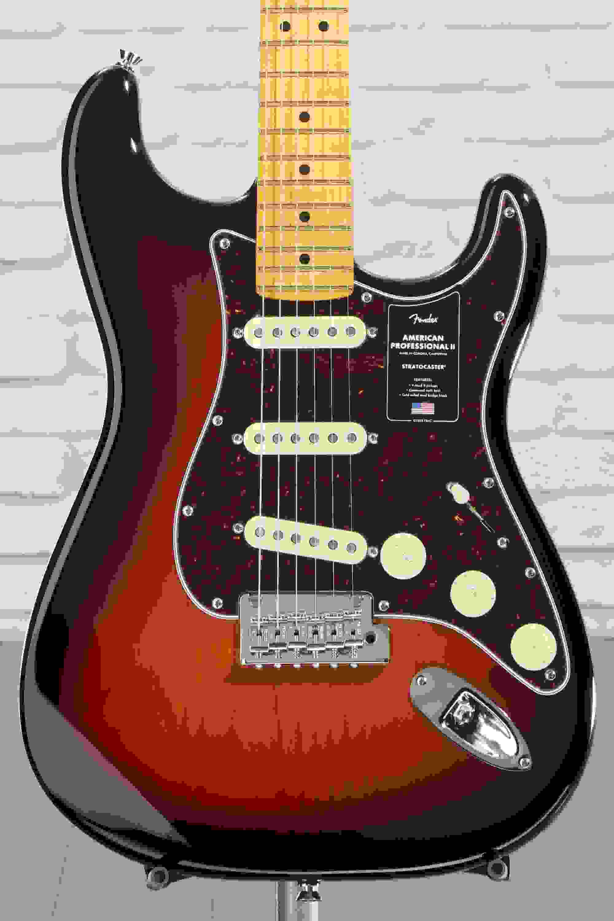 Fender American Professional II Stratocaster - 3 Color Sunburst with Maple Fingerboard