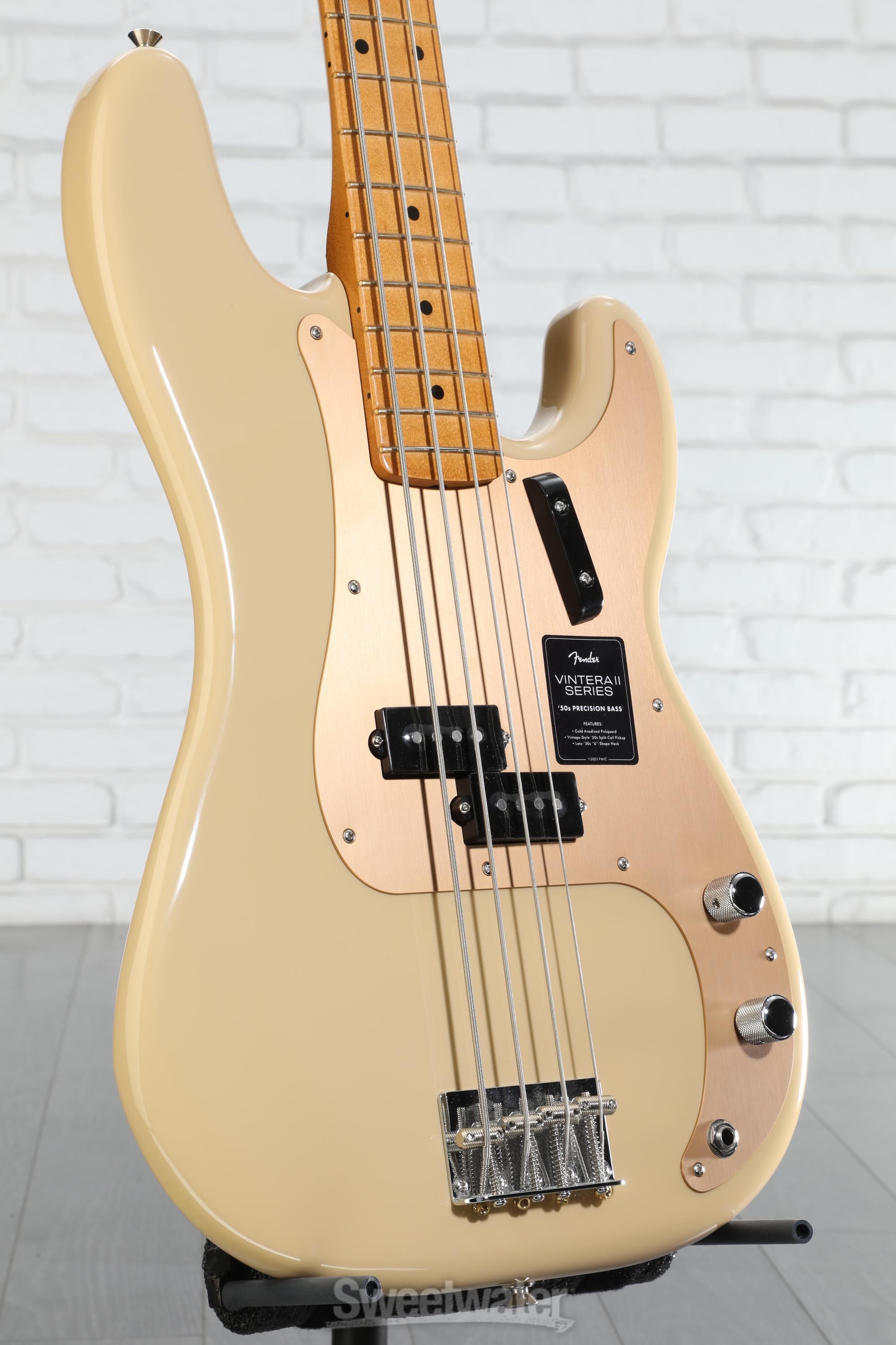 Fender vintera ii 50s プレシジョンベース PB Amazon.com: Fender Vintera II '50s Precision Bass - Desert