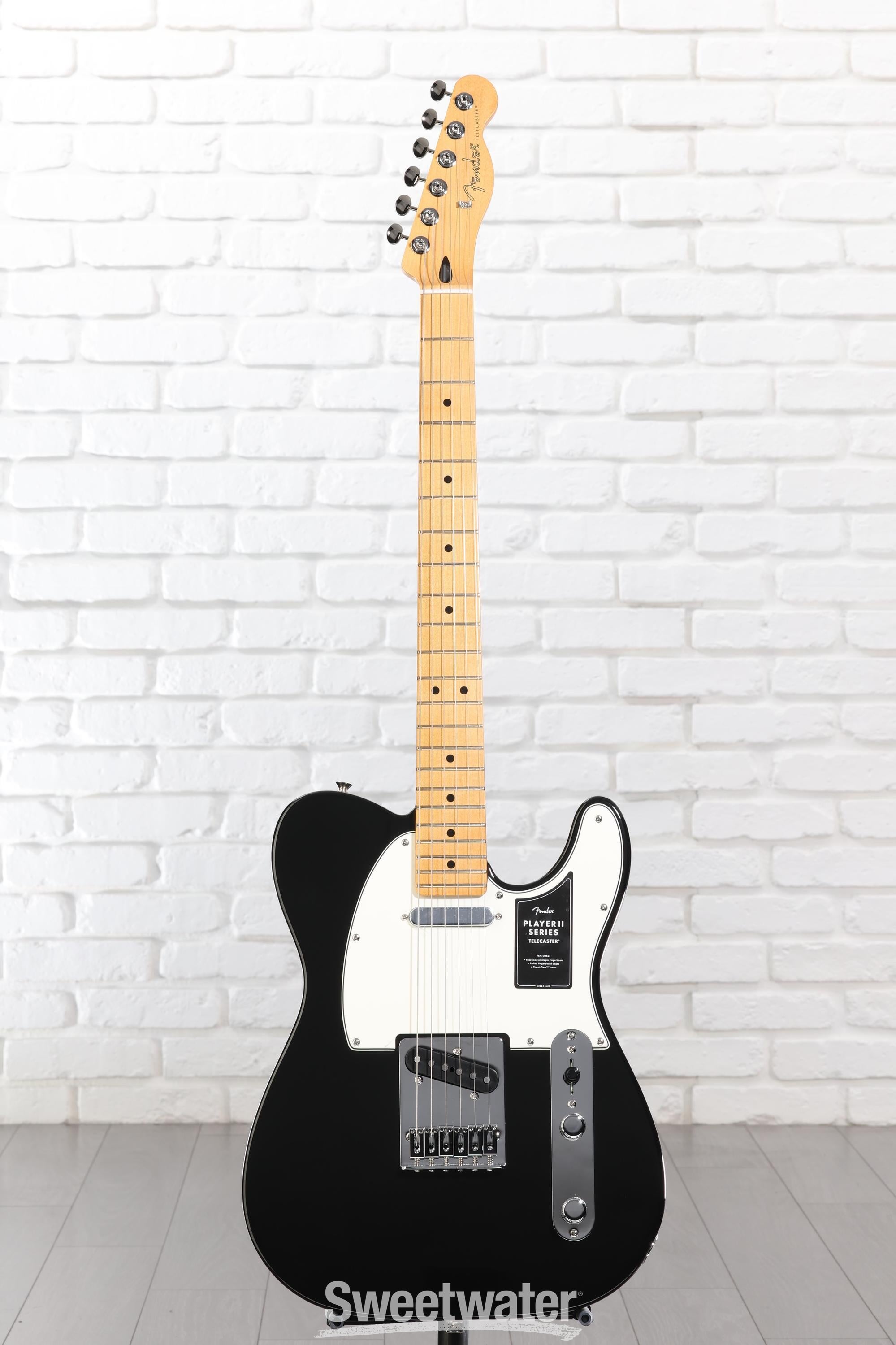 Fender Player II Telecaster Electric Guitar - Black with Maple