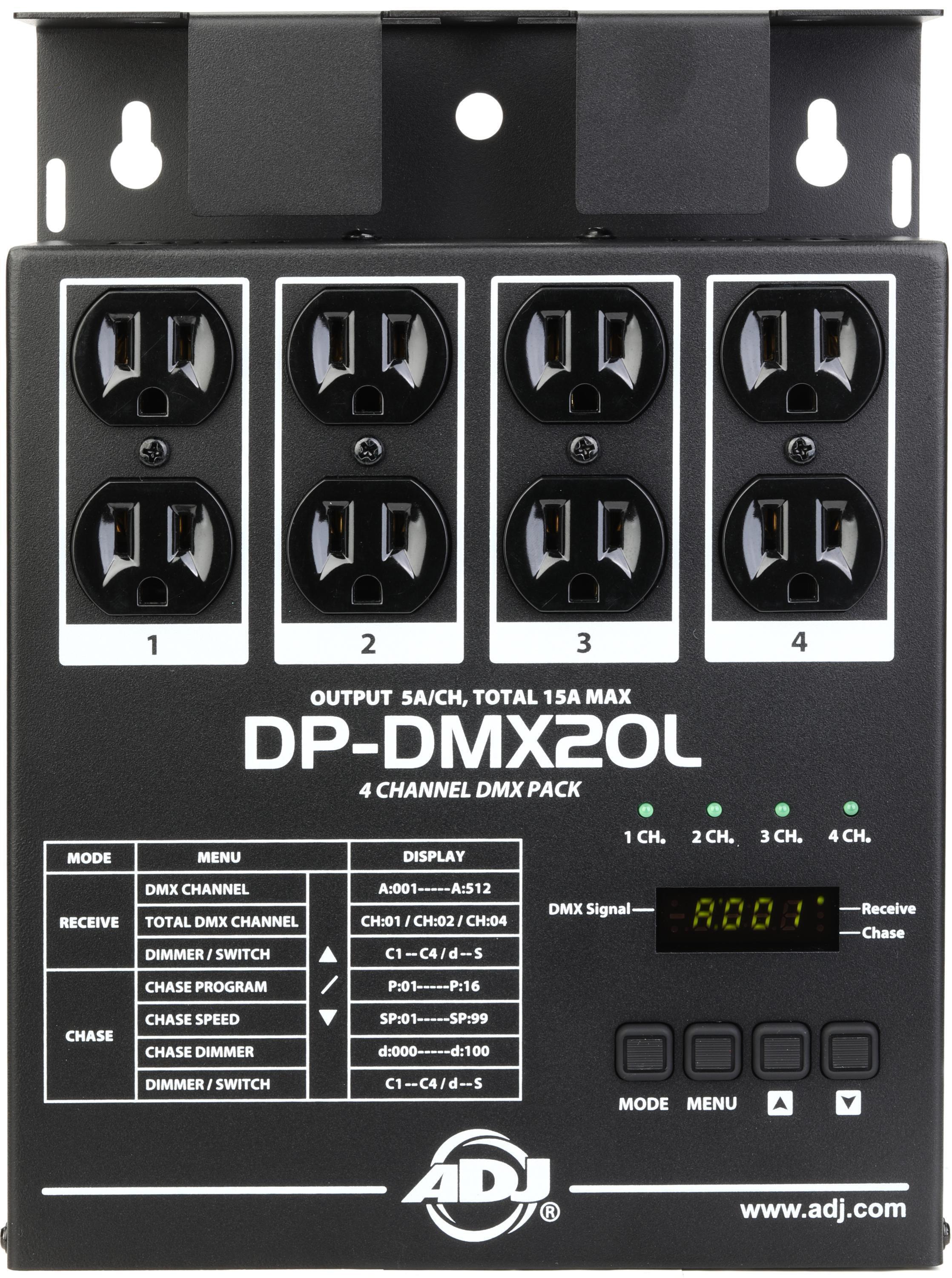 Elation Cyber Pak 4-channel Dimmer/Chase/MIDI Relay Pack | Sweetwater