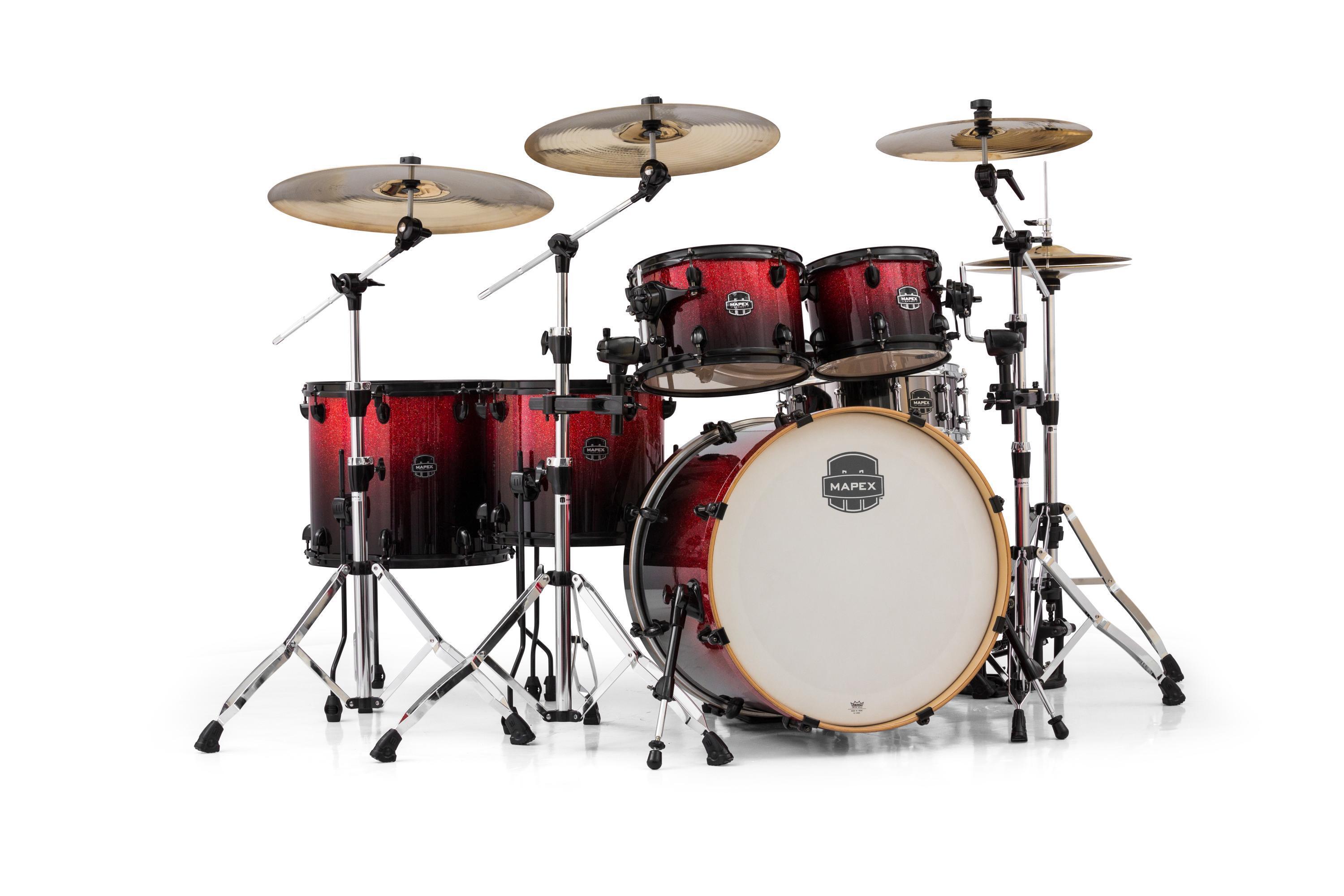 Mapex Armory 6-piece Studioease Fast Tom Shell Pack - Magna Red