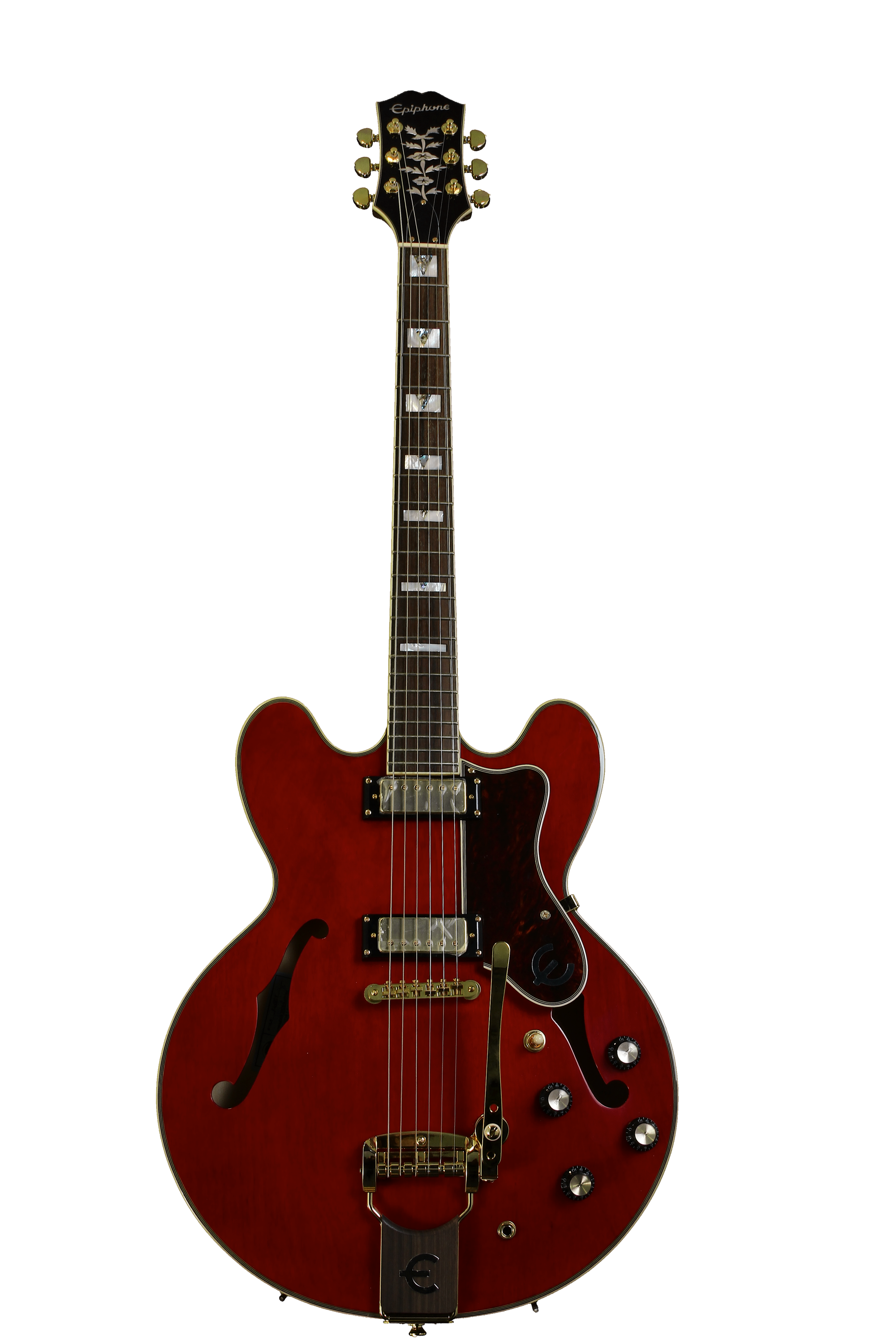 Epiphone 1962 Anniversary Sheraton E212TV - Cherry | Sweetwater Epiphone 1962 Anniversary Sheraton E212TV - Cherry | Sweetwater