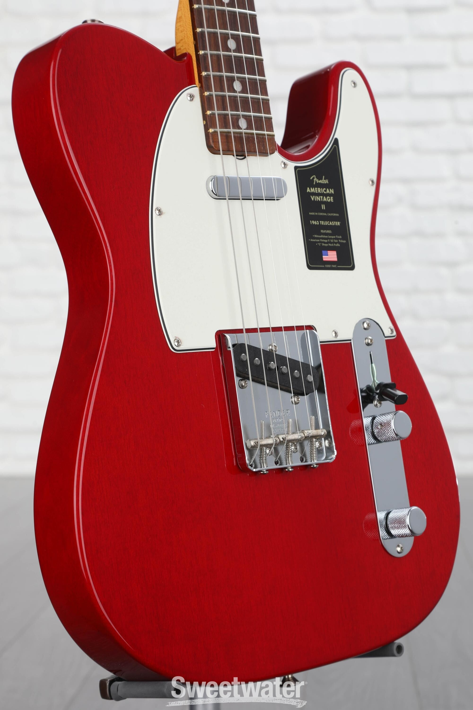 American Vintage II 1963 Telecaster Electric Guitar - Red