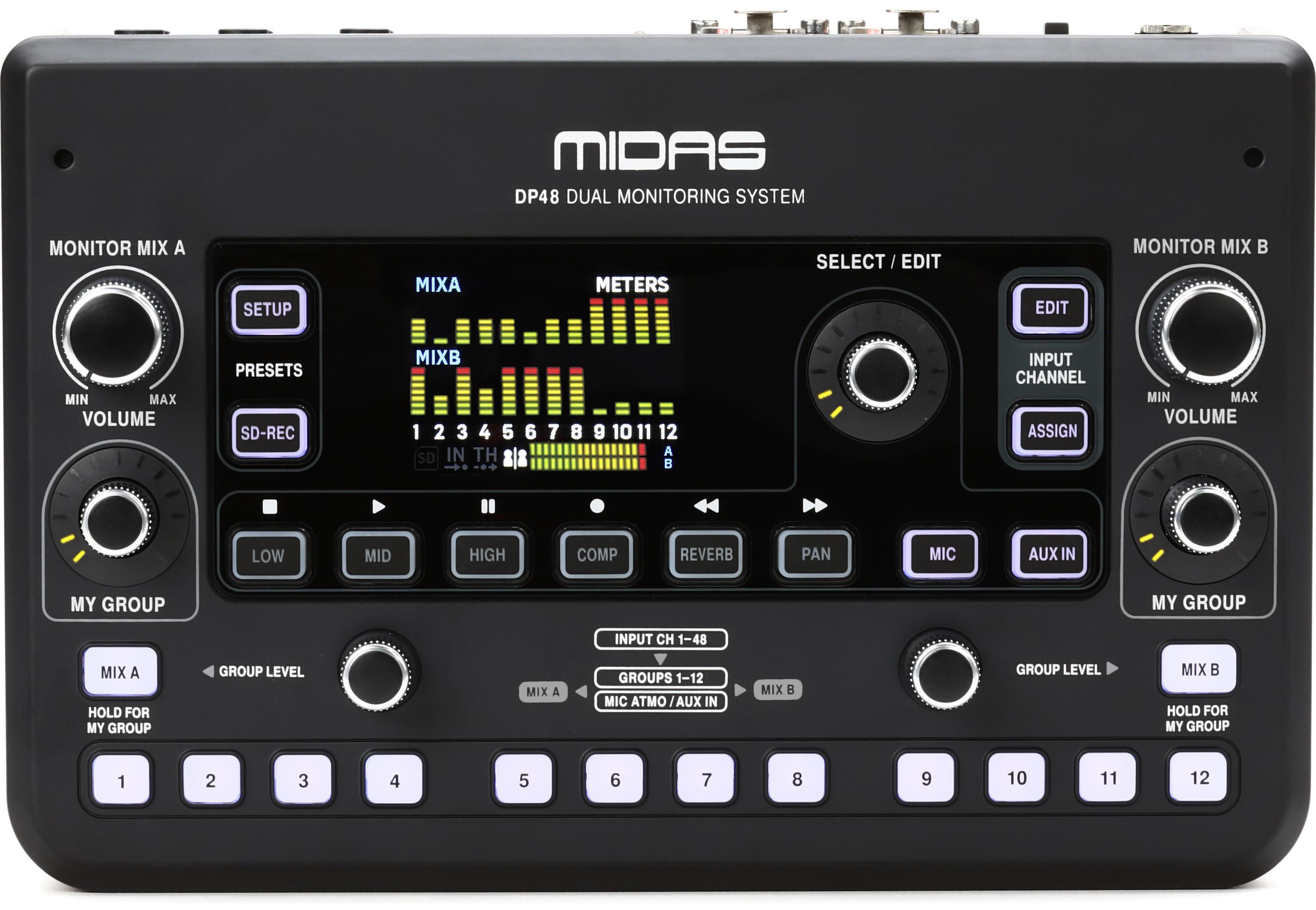 Bundled Item: Midas DP48 48-channel Personal Mixer