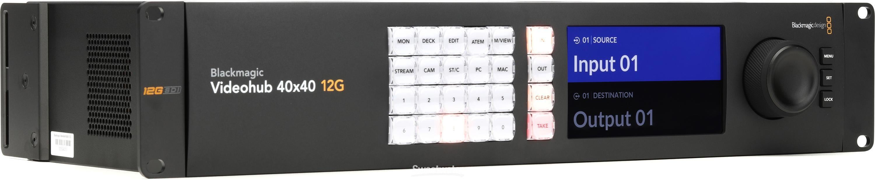 その他 Blackmagic Smart Videohub 12G 40x40 Blackmagic Videohub 40x40 12G | Blackmagic Design Store