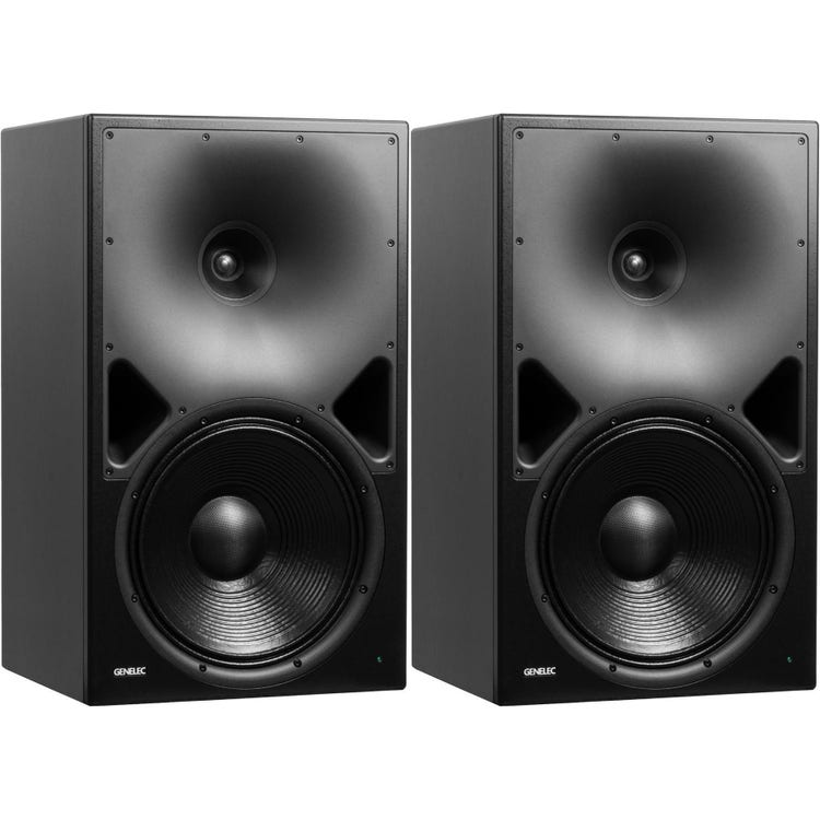 Genelec 8380A Powered Studio Monitor Pair Black Sweetwater