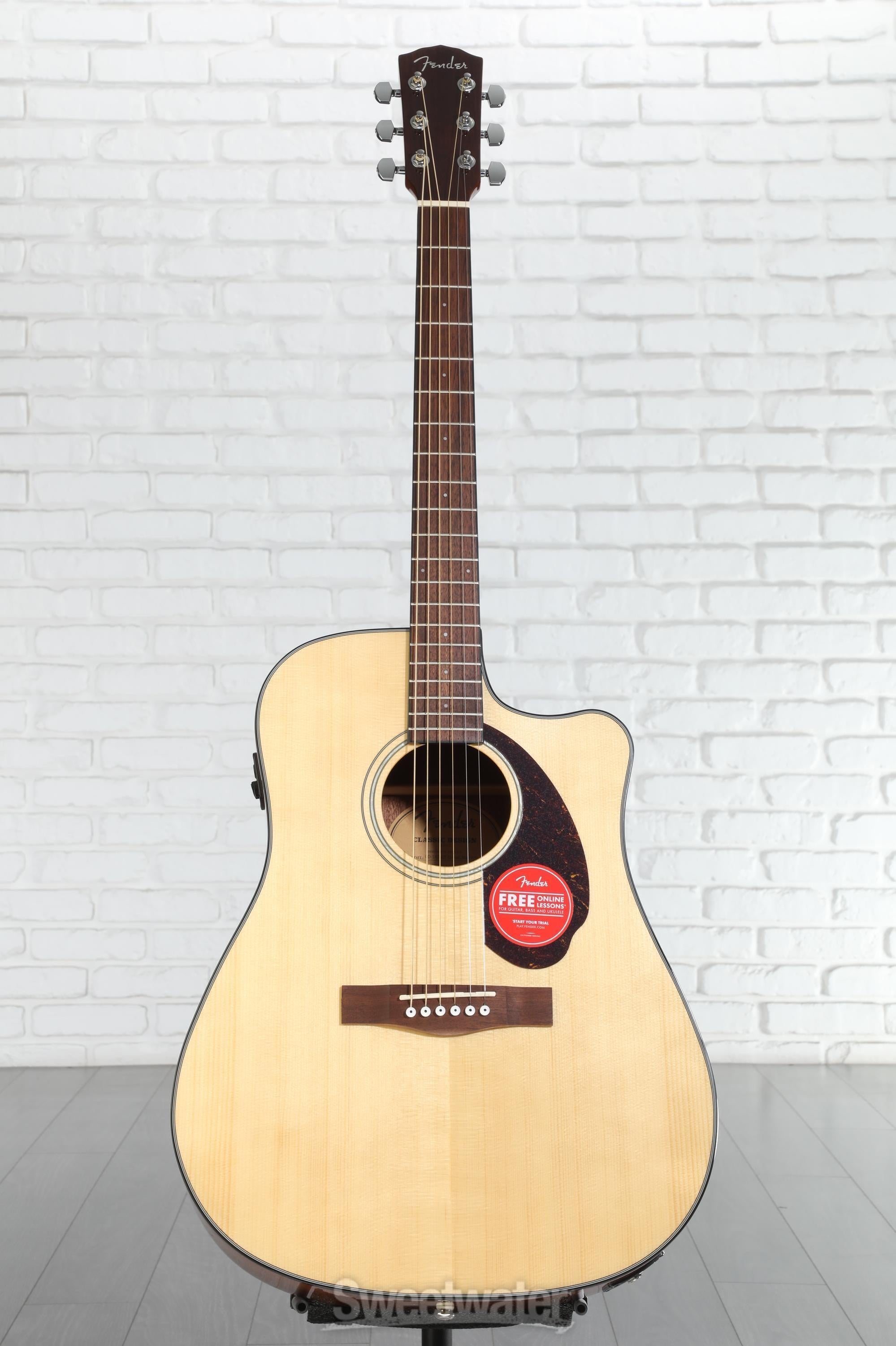 Fender CD-140SCE Dreadnought Acoustic-Electric Guitar - Natural