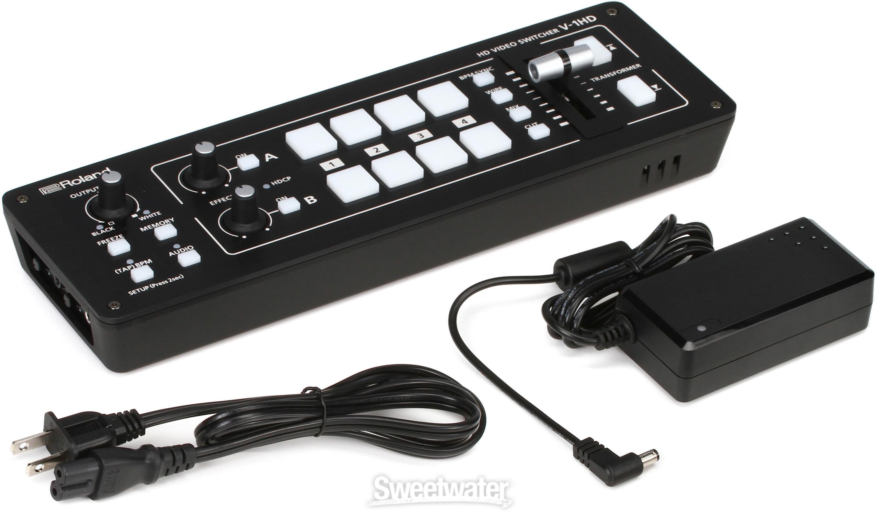 Roland V-1HD 4-channel HD Video Switcher | Sweetwater